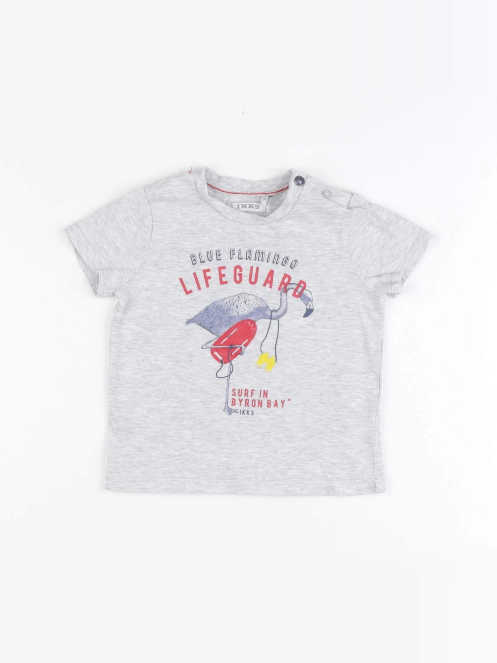 IKKS - tee-shirt gris - 12 mois