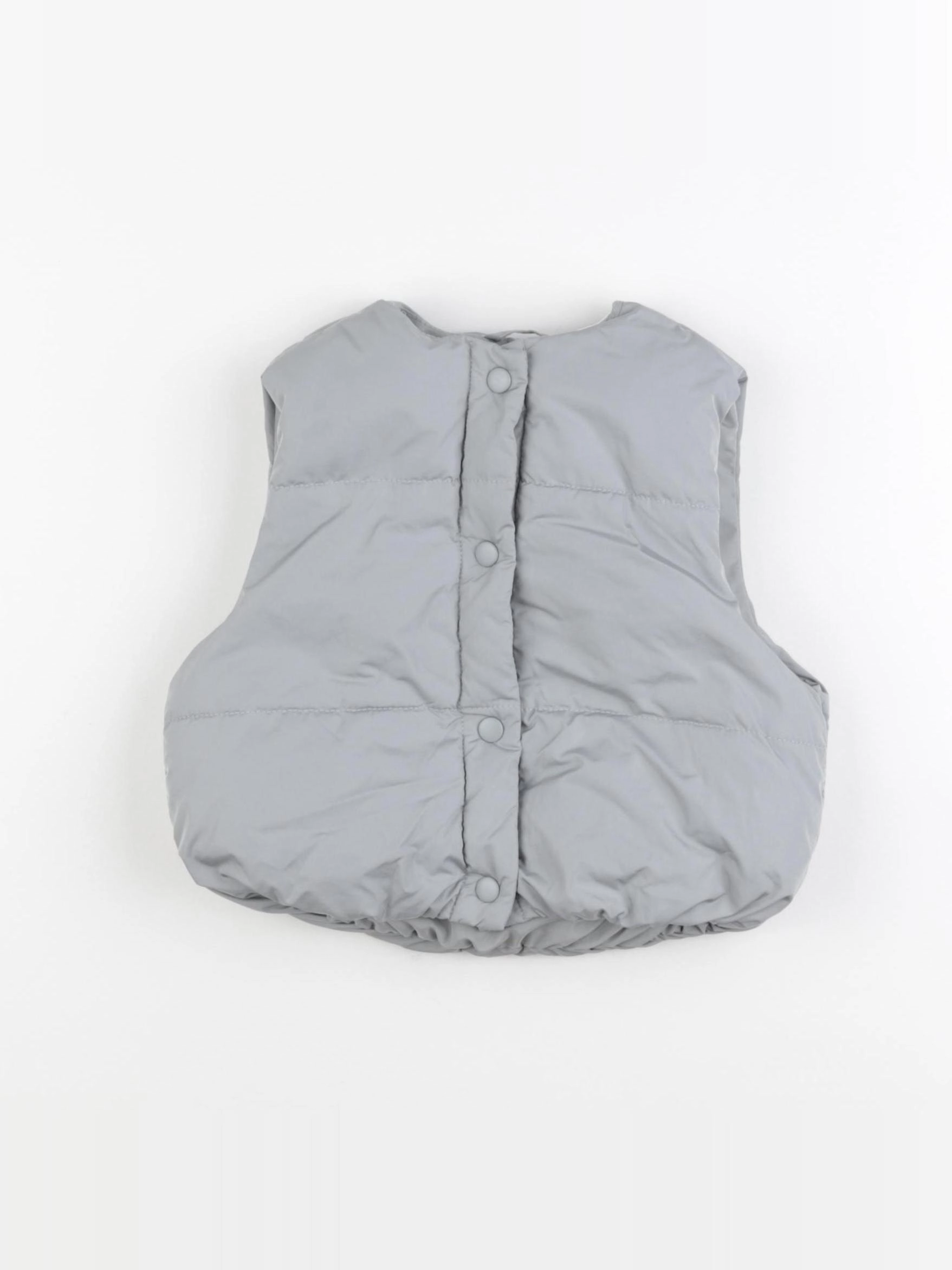 Zara - doudoune gris - 6/9 mois