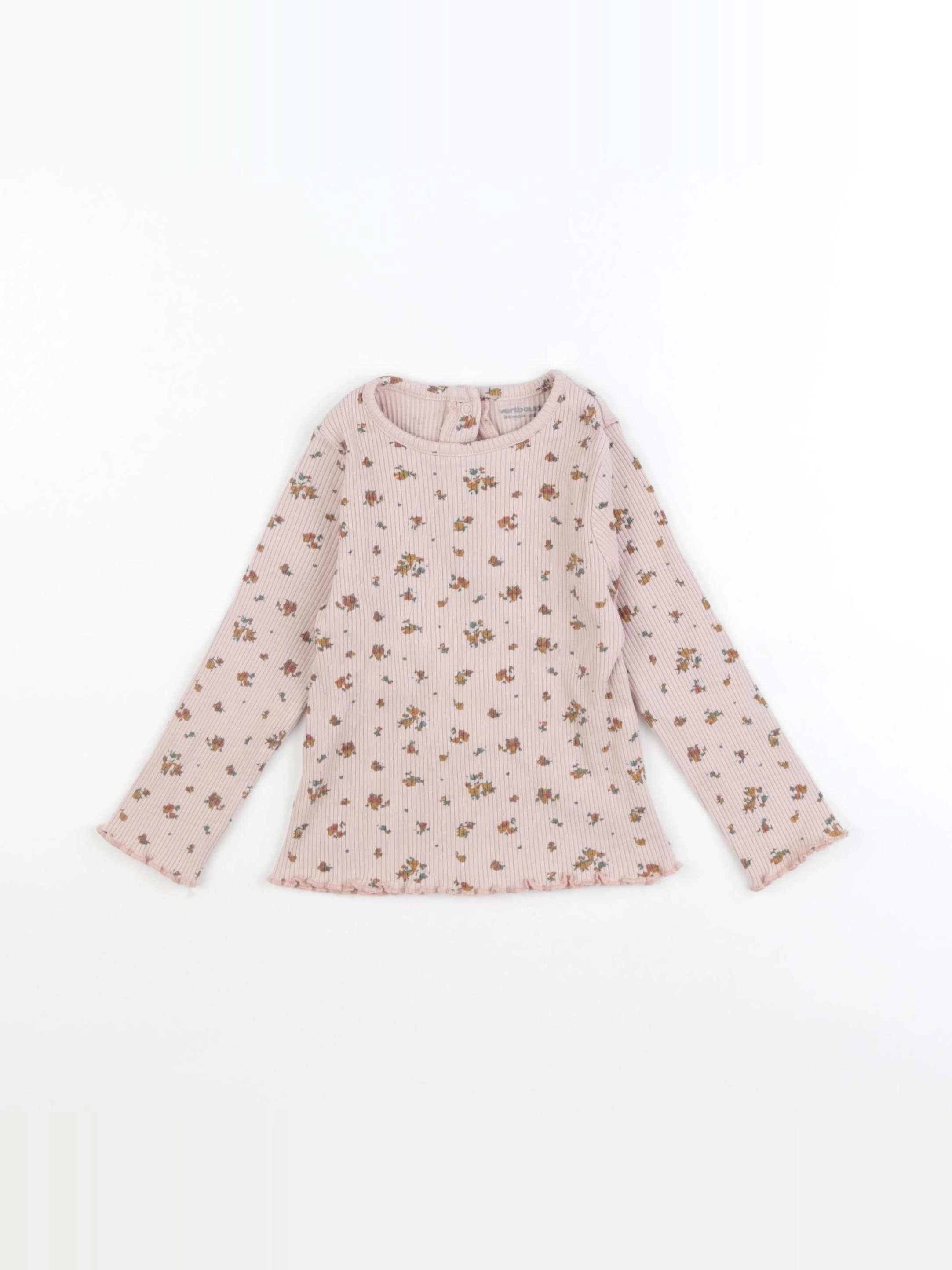 Vertbaudet - tee-shirt rose - 24 mois