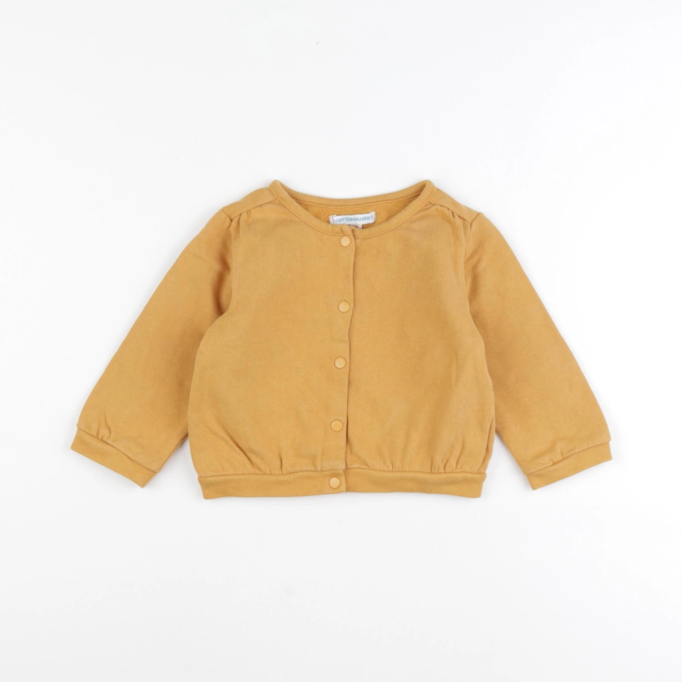 Vertbaudet - gilet jaune - 18 mois