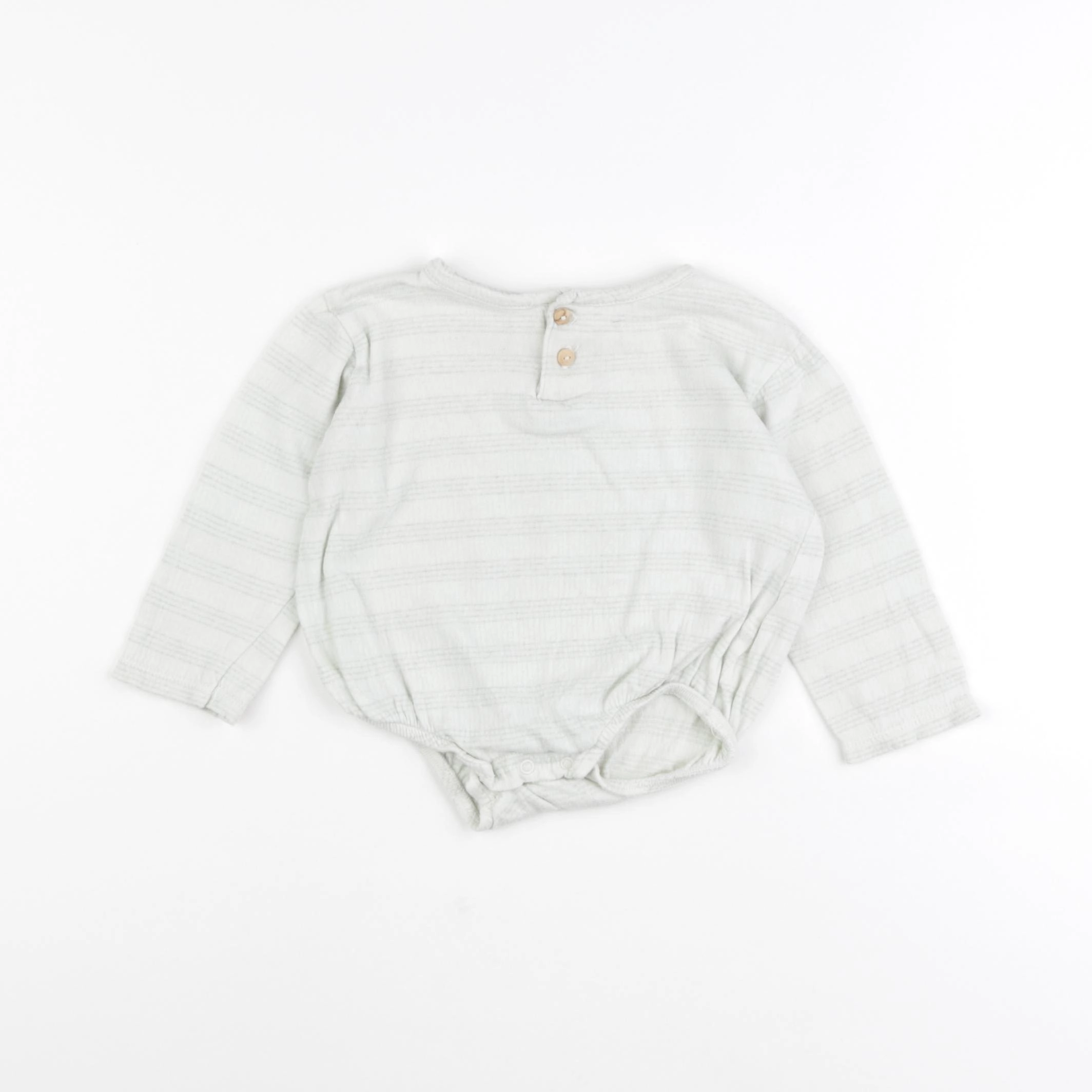 Zara - body tee-shirt beige - 6/9 mois
