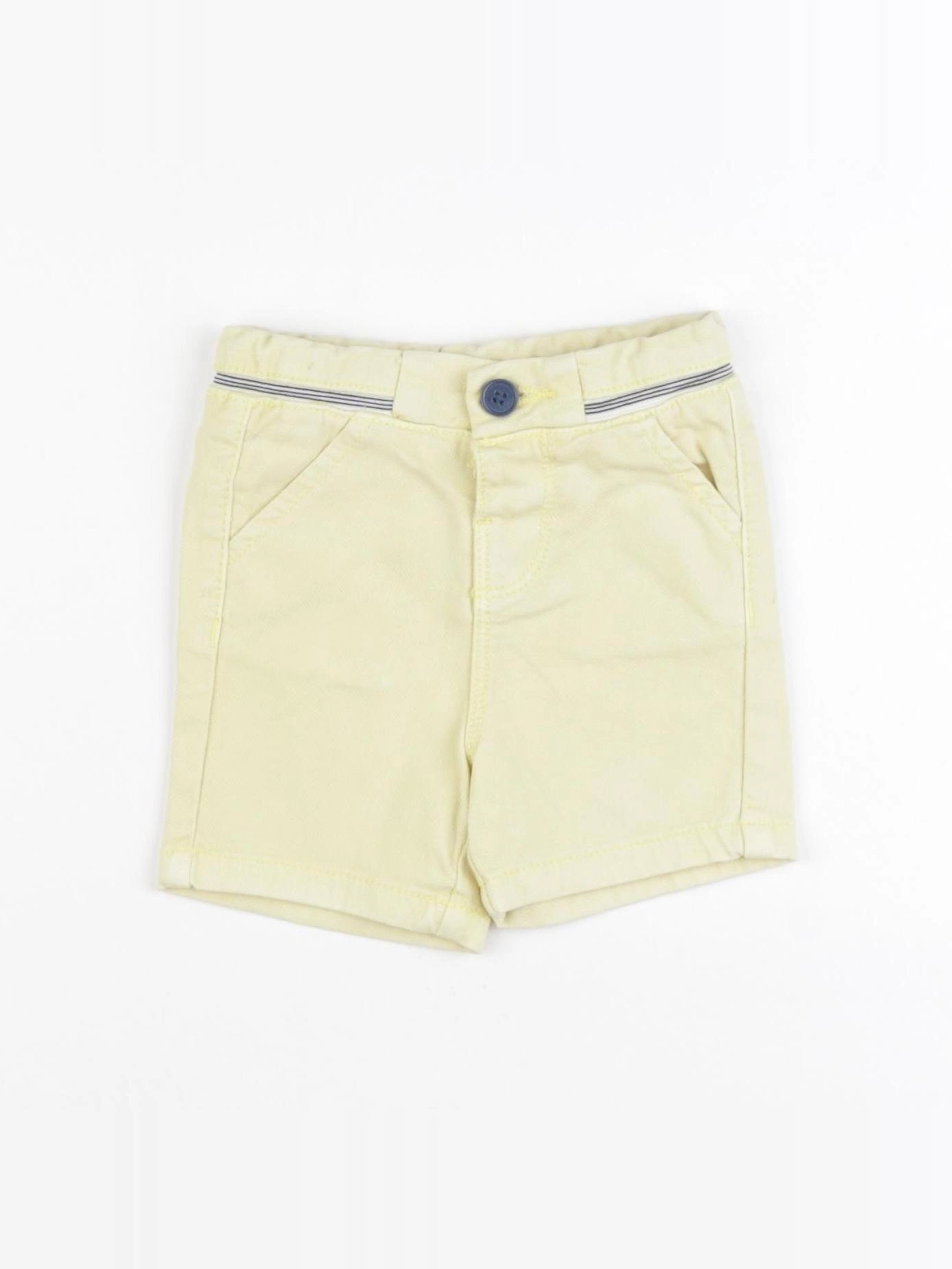 Tape à l'oeil - short jaune - 12 mois