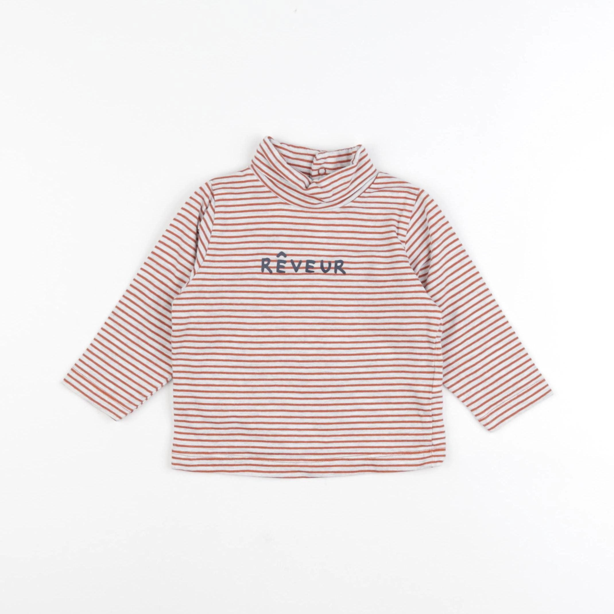 Tape à l'oeil - pull gris - 9 mois