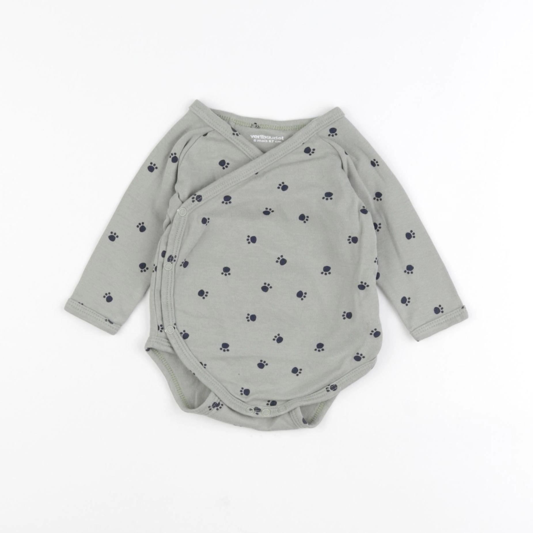 Vertbaudet - body vert - 6 mois