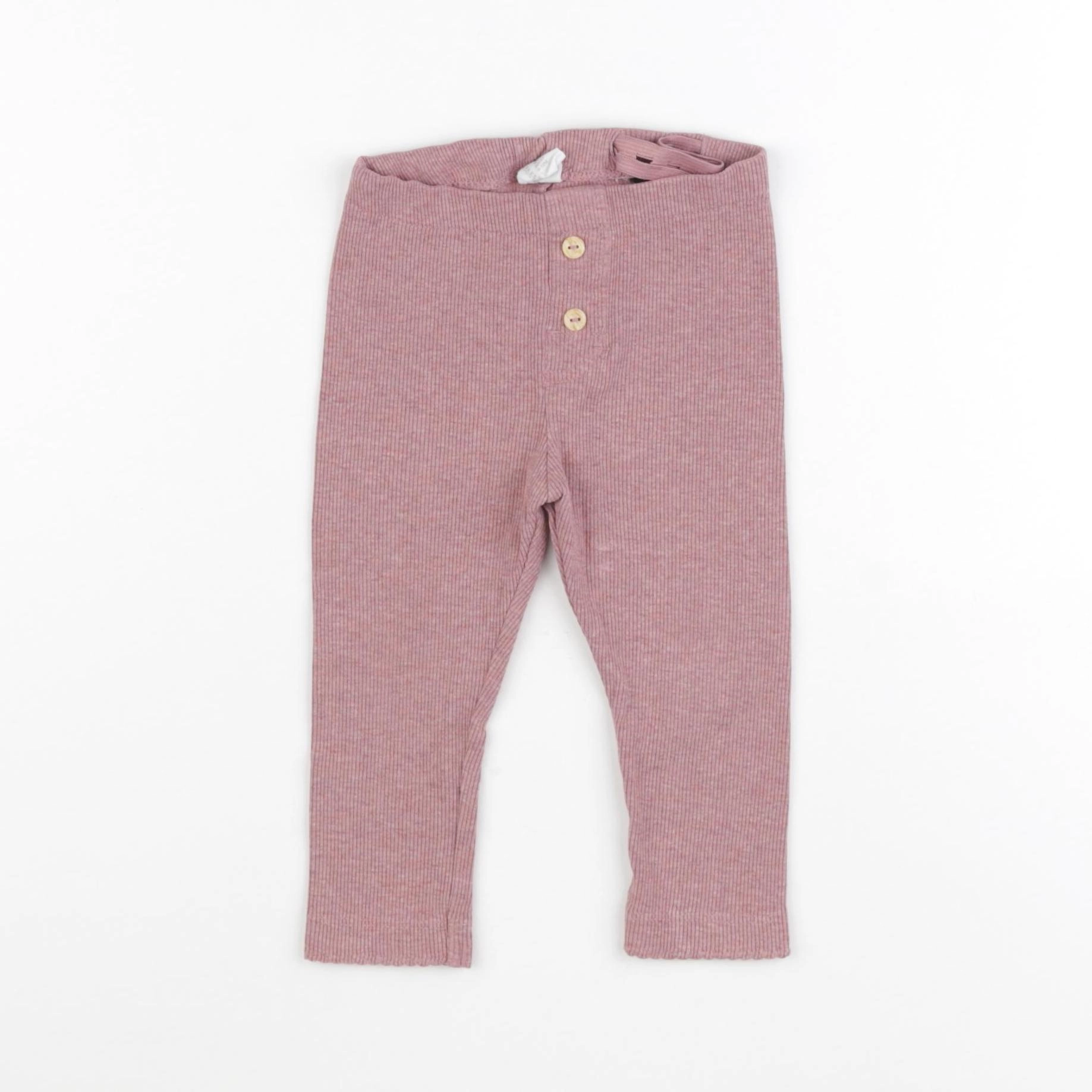 H&M - legging rose - 9/12 mois