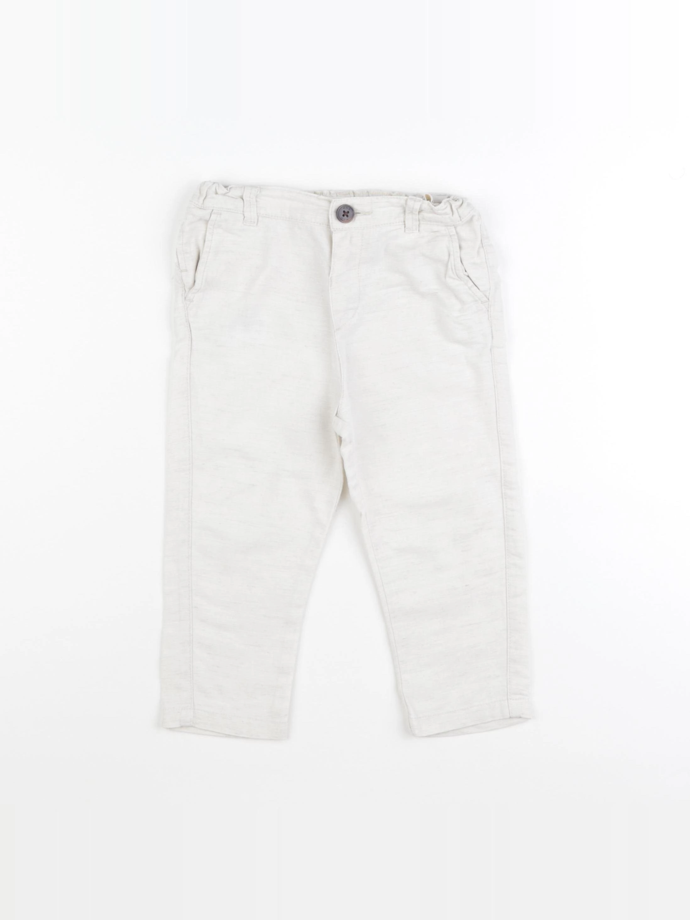 Mango - pantalon blanc - 18/24 mois