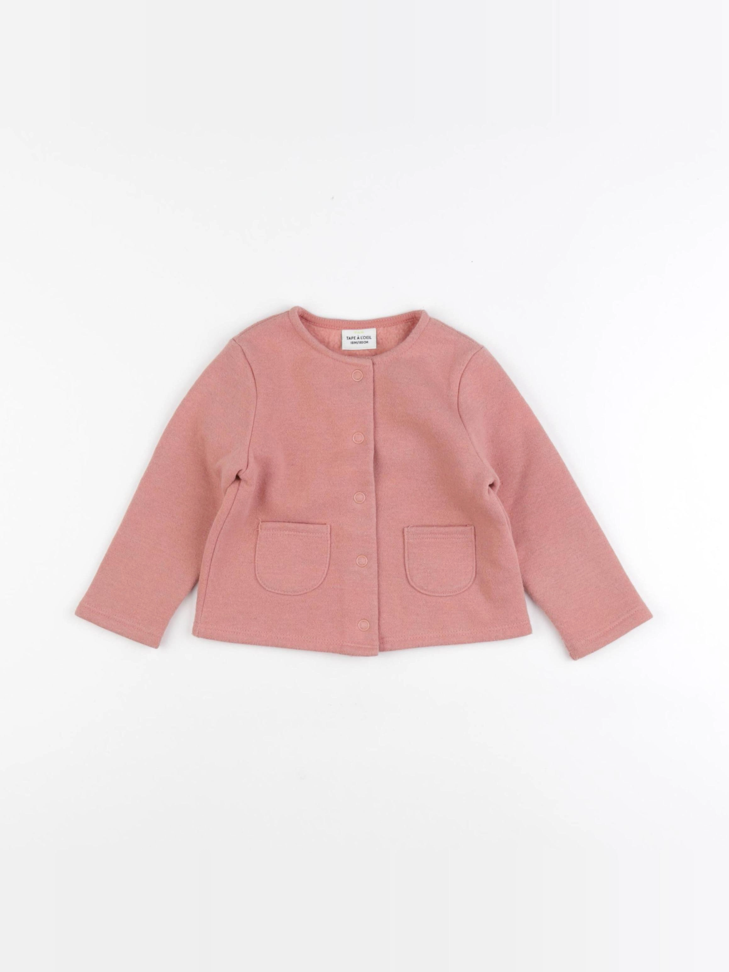 Tape à l'oeil - sweat rose - 18 mois