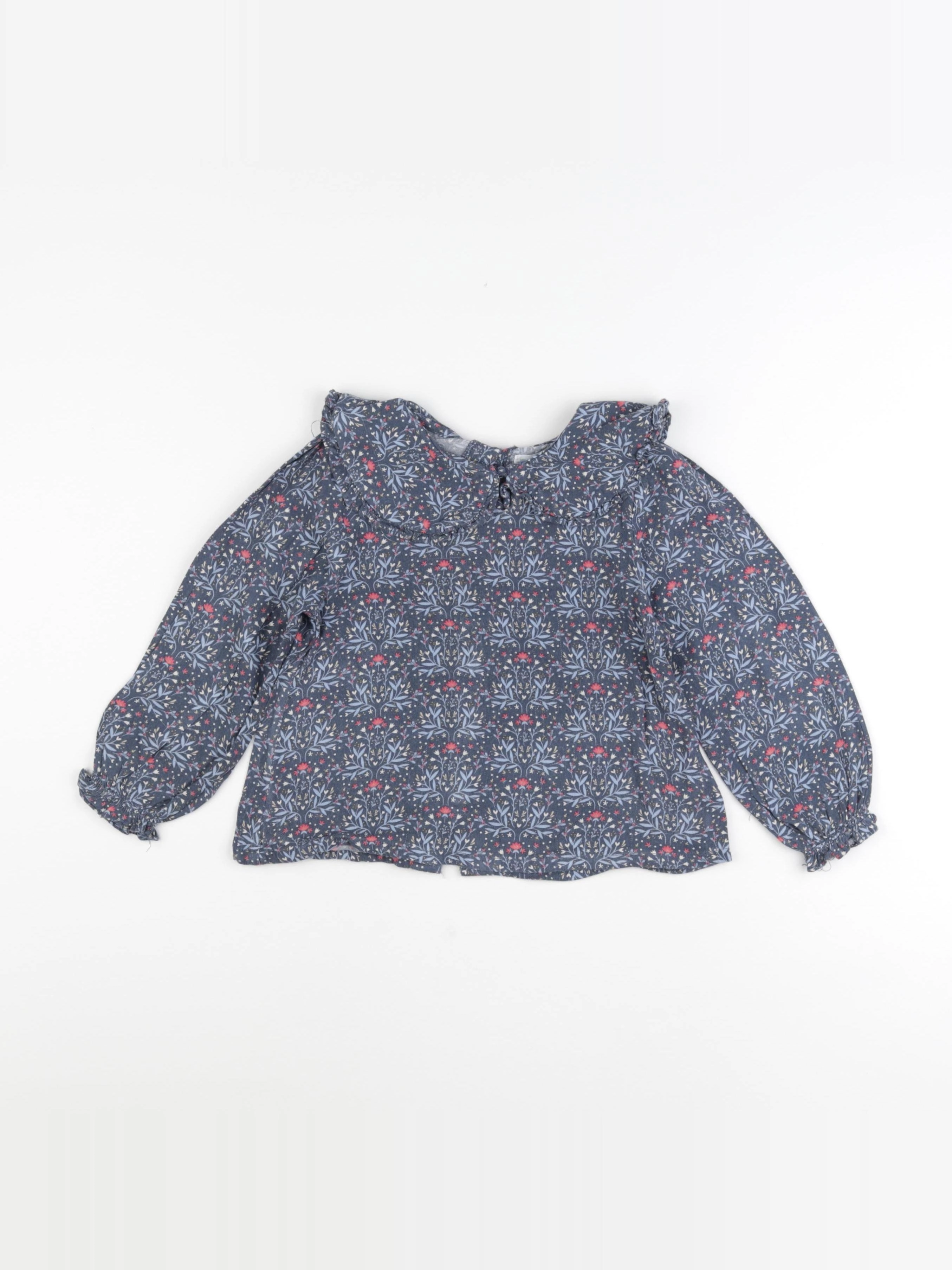 Vertbaudet - blouse bleu - 36 mois