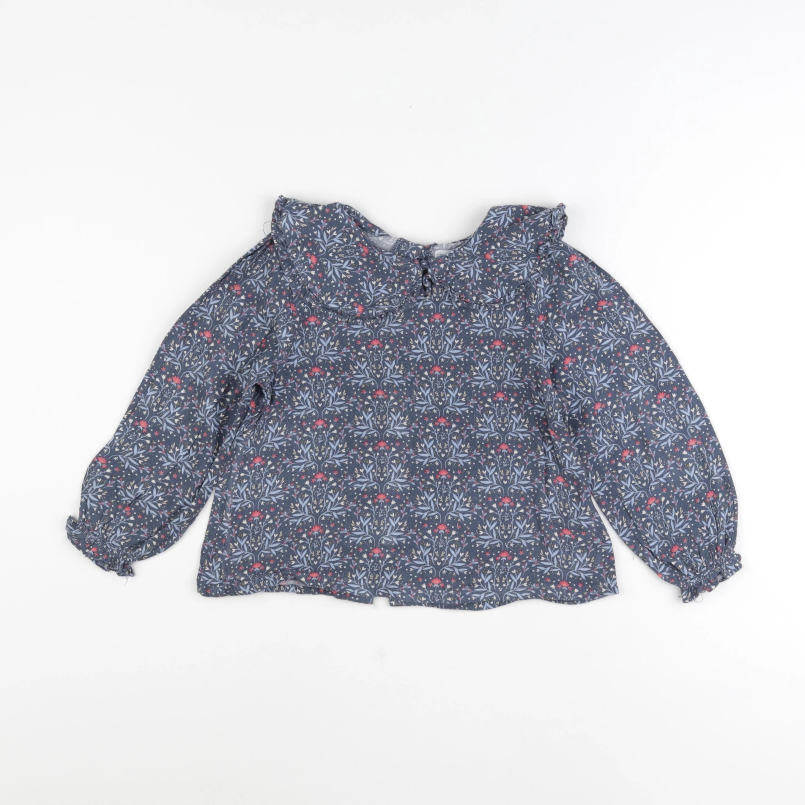 Vertbaudet - blouse bleu - 36 mois