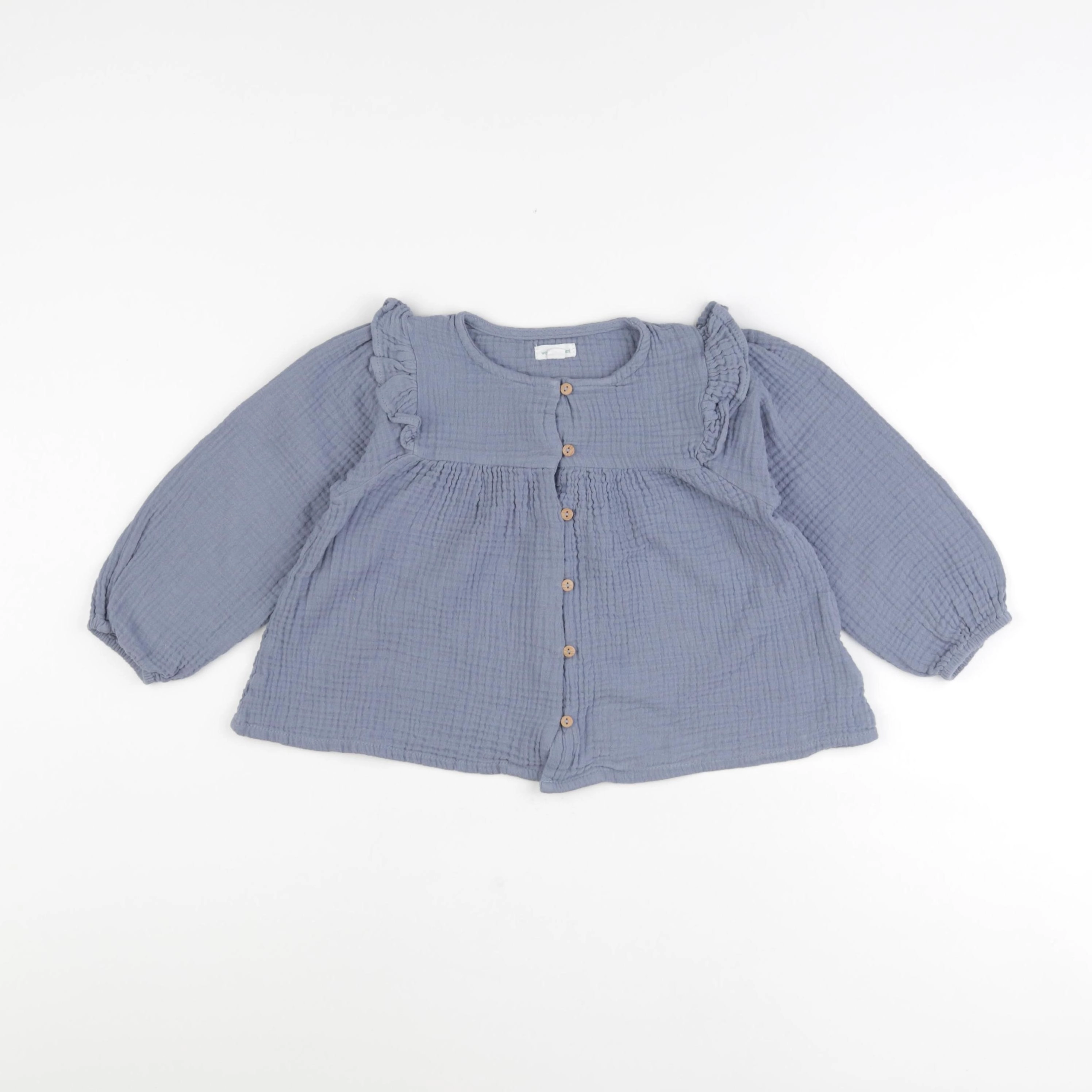 Vertbaudet - blouse bleu - 36 mois