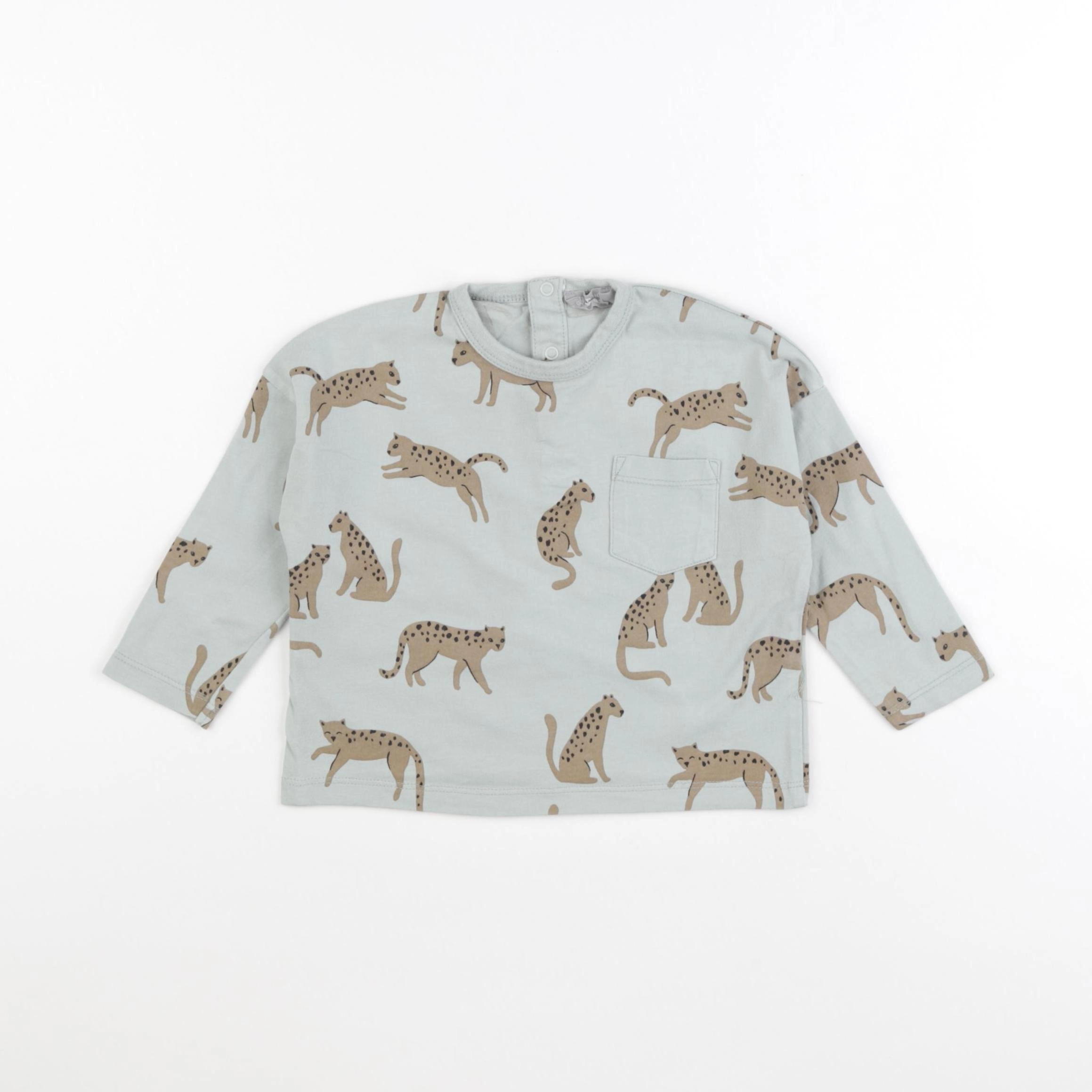 Boutchou - tee-shirt vert - 12 mois