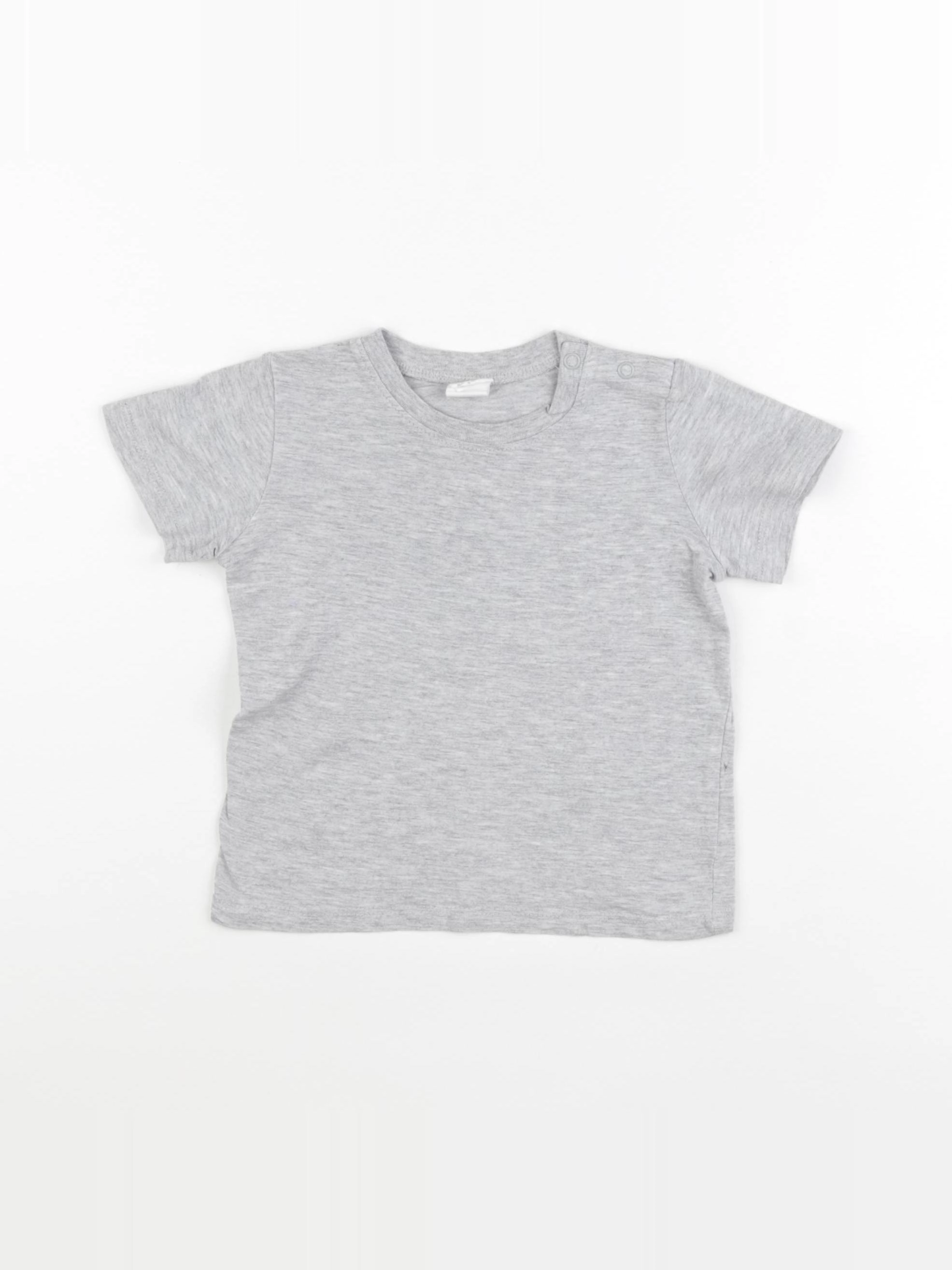 H&M - tee-shirt gris - 9/12 mois