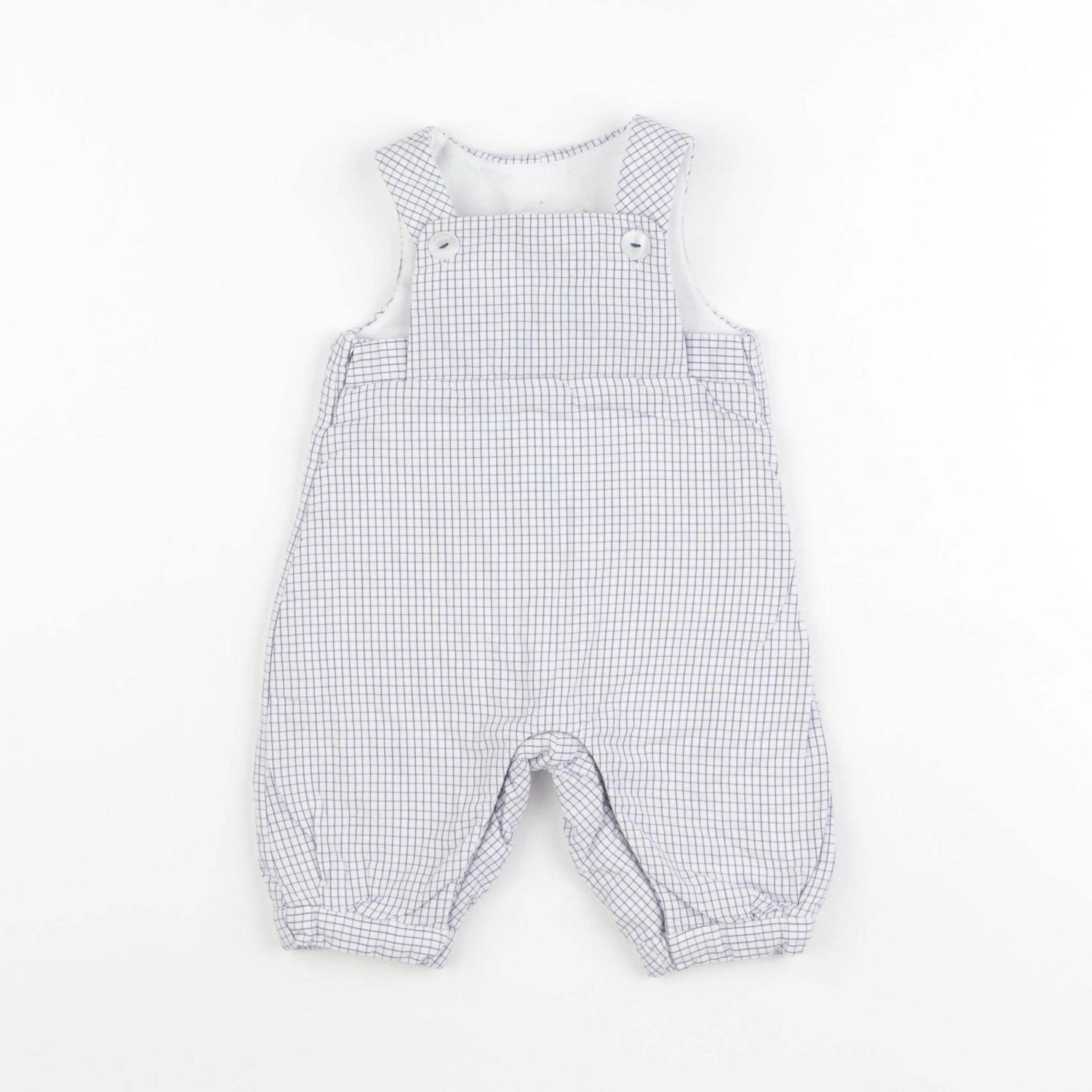 Jacadi - salopette blanc, bleu - 1 mois