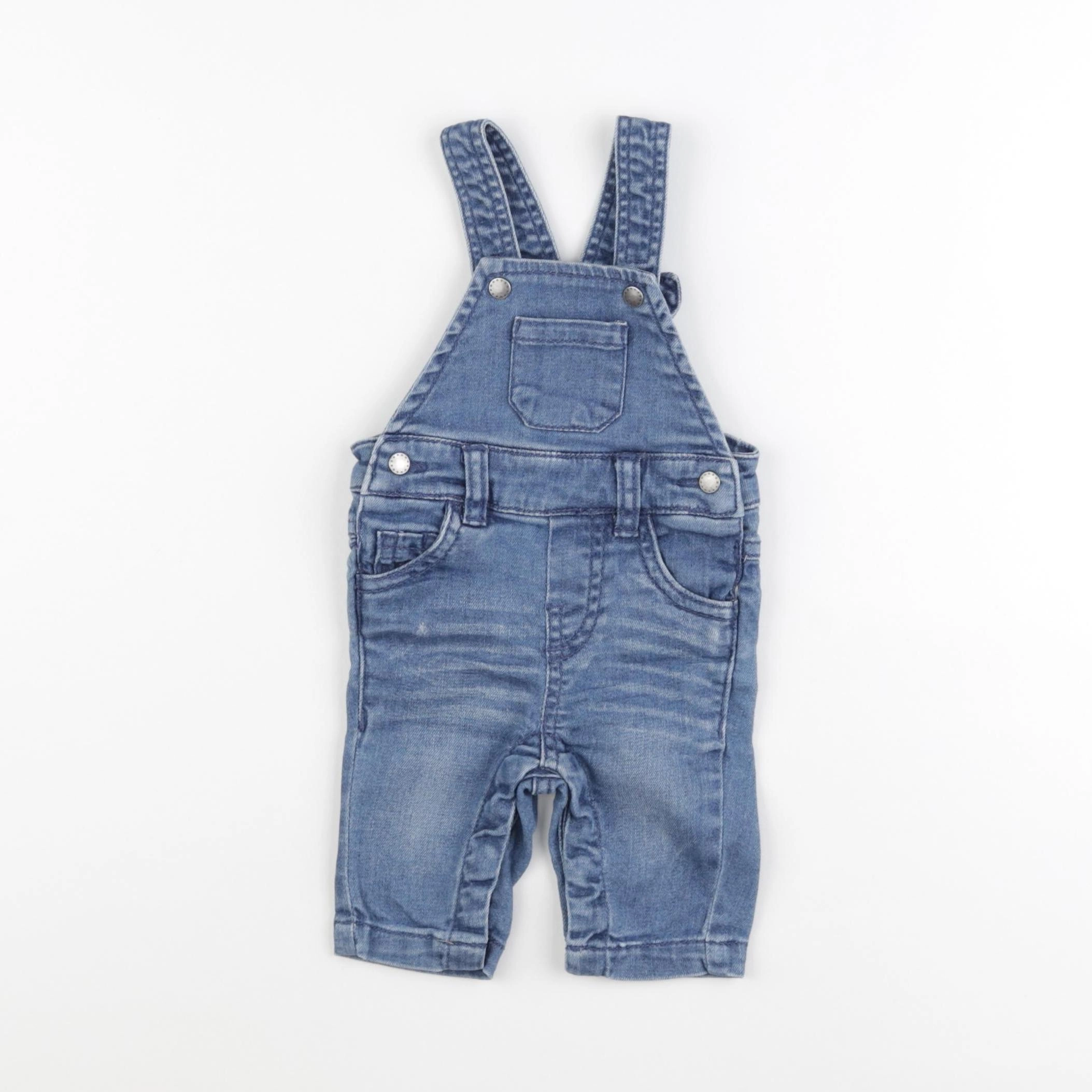 La Redoute - salopette bleu - 1/3 mois