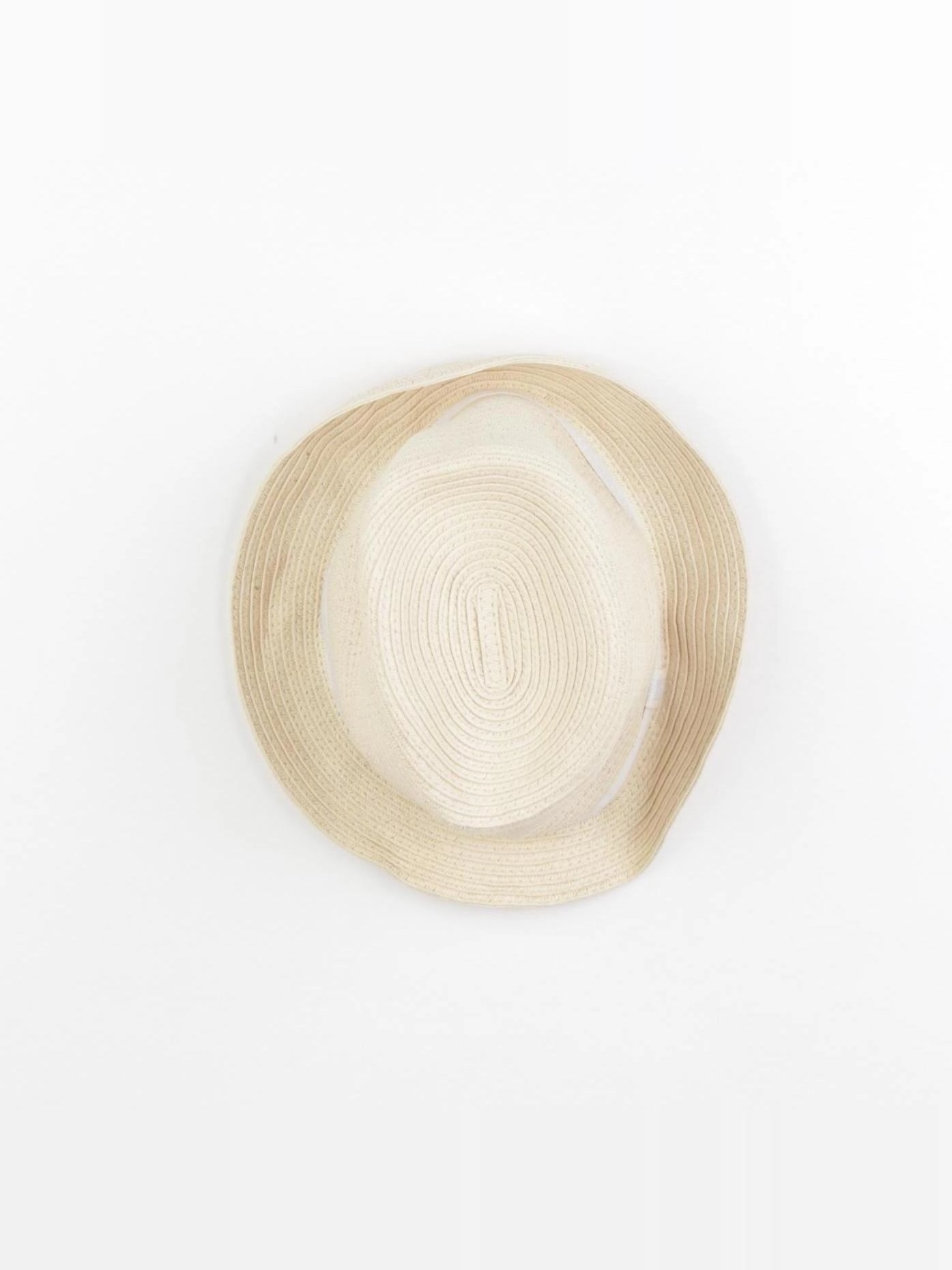 H&M - chapeau beige - 6/9 mois