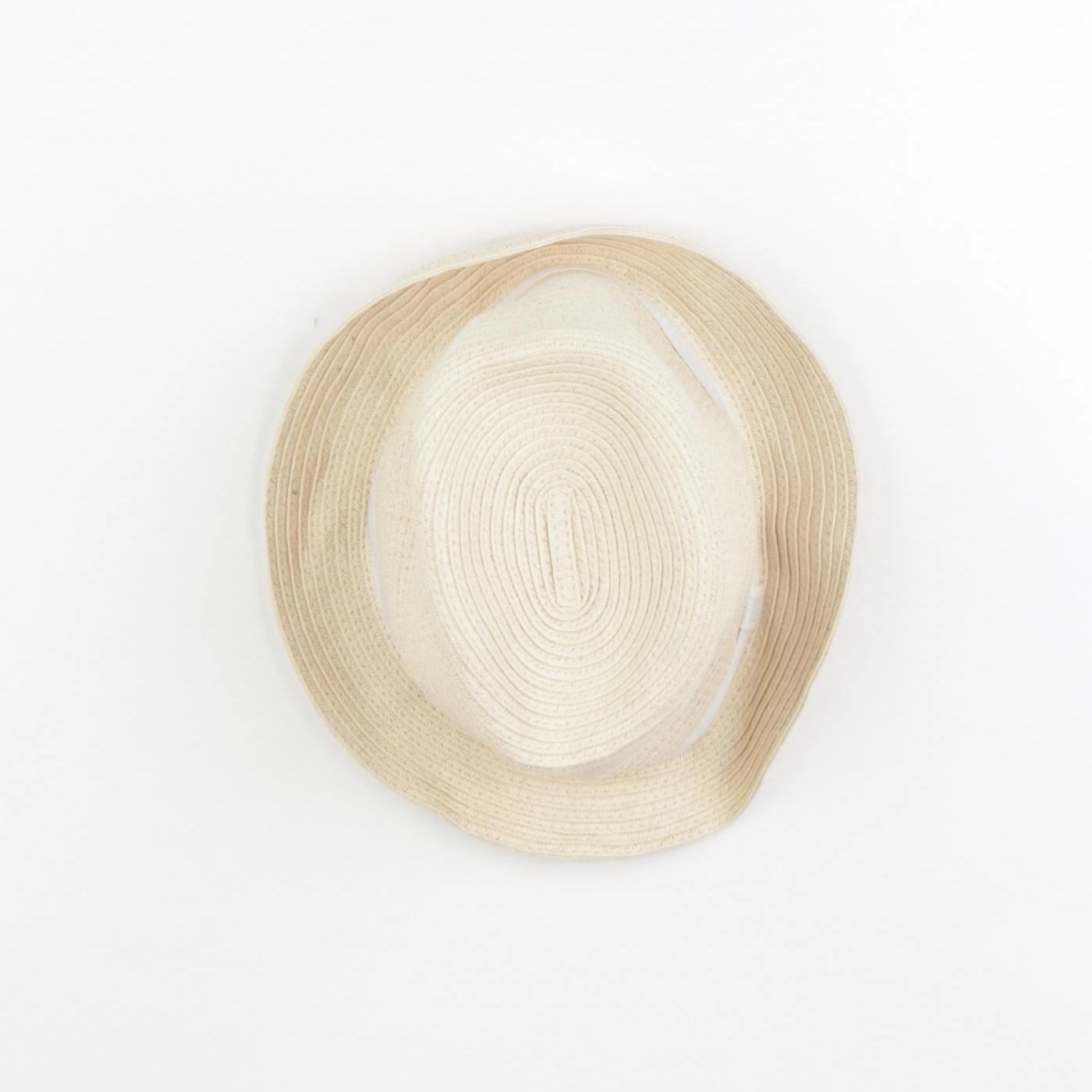 H&M - chapeau beige - 6/9 mois