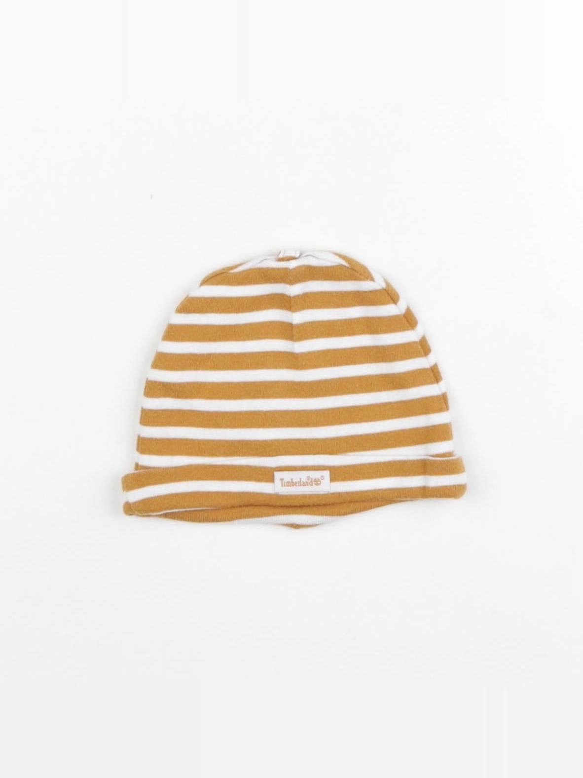 Timberland - bonnet orange, blanc - 1/9 mois