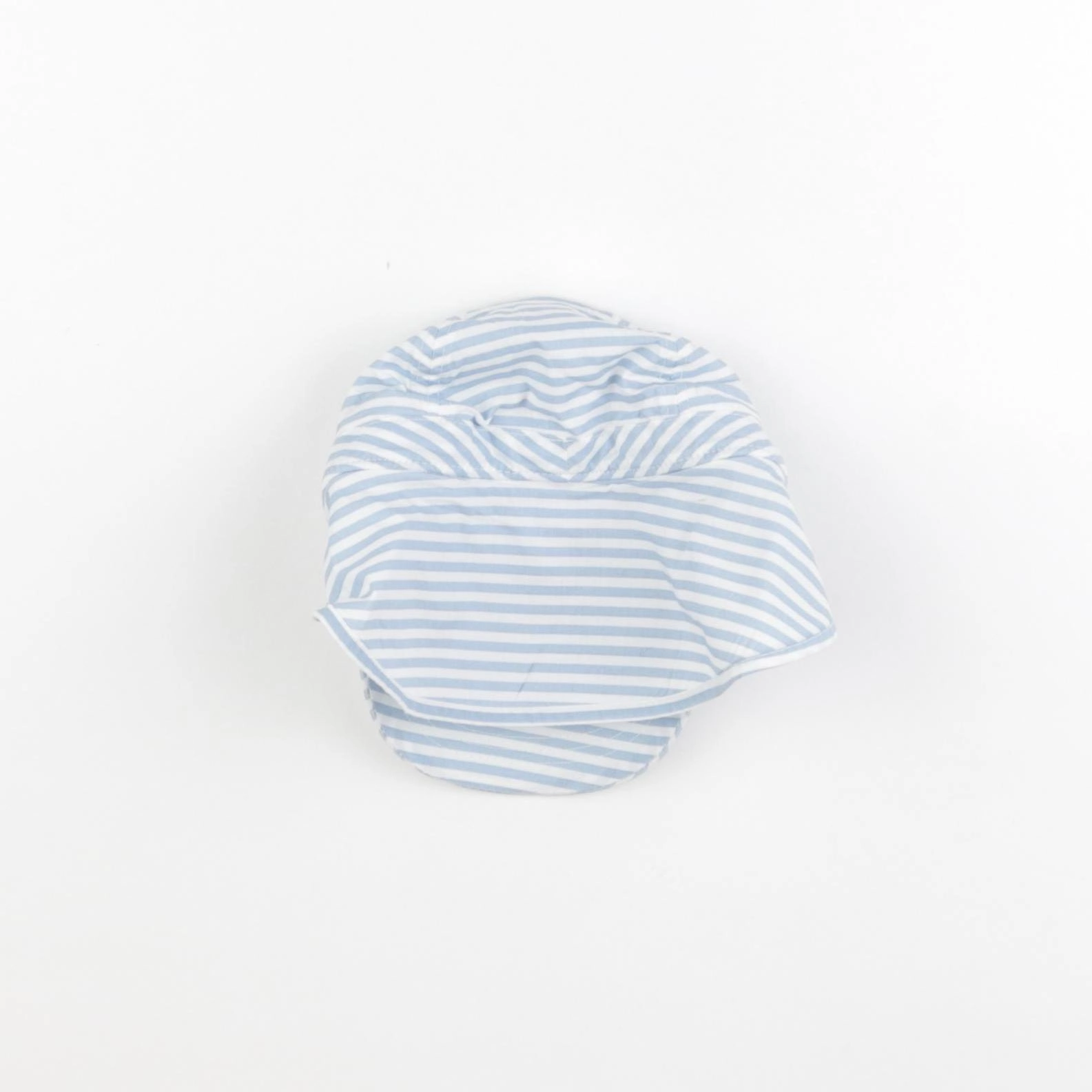 H&M - chapeau bleu, blanc - 6/9 mois