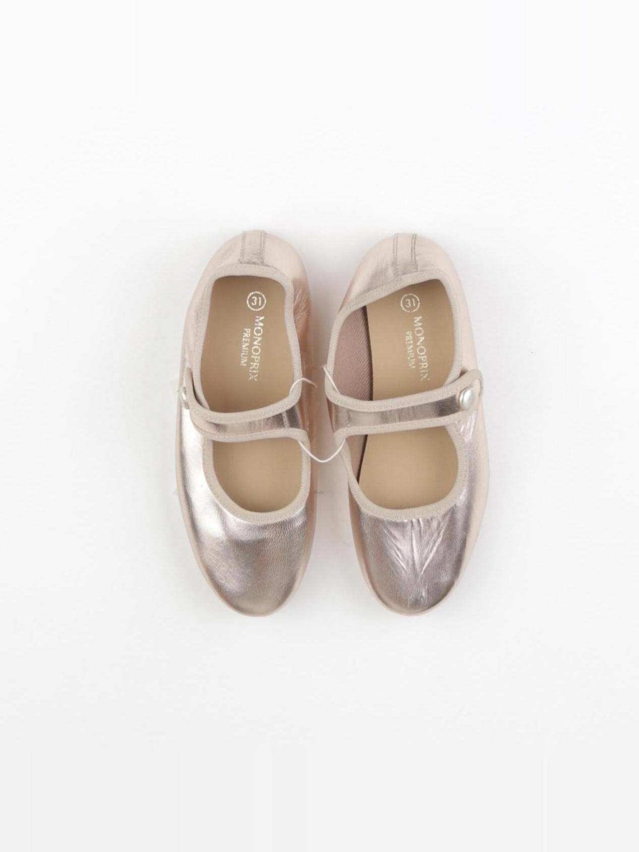 Monoprix - ballerines or - pointure 31