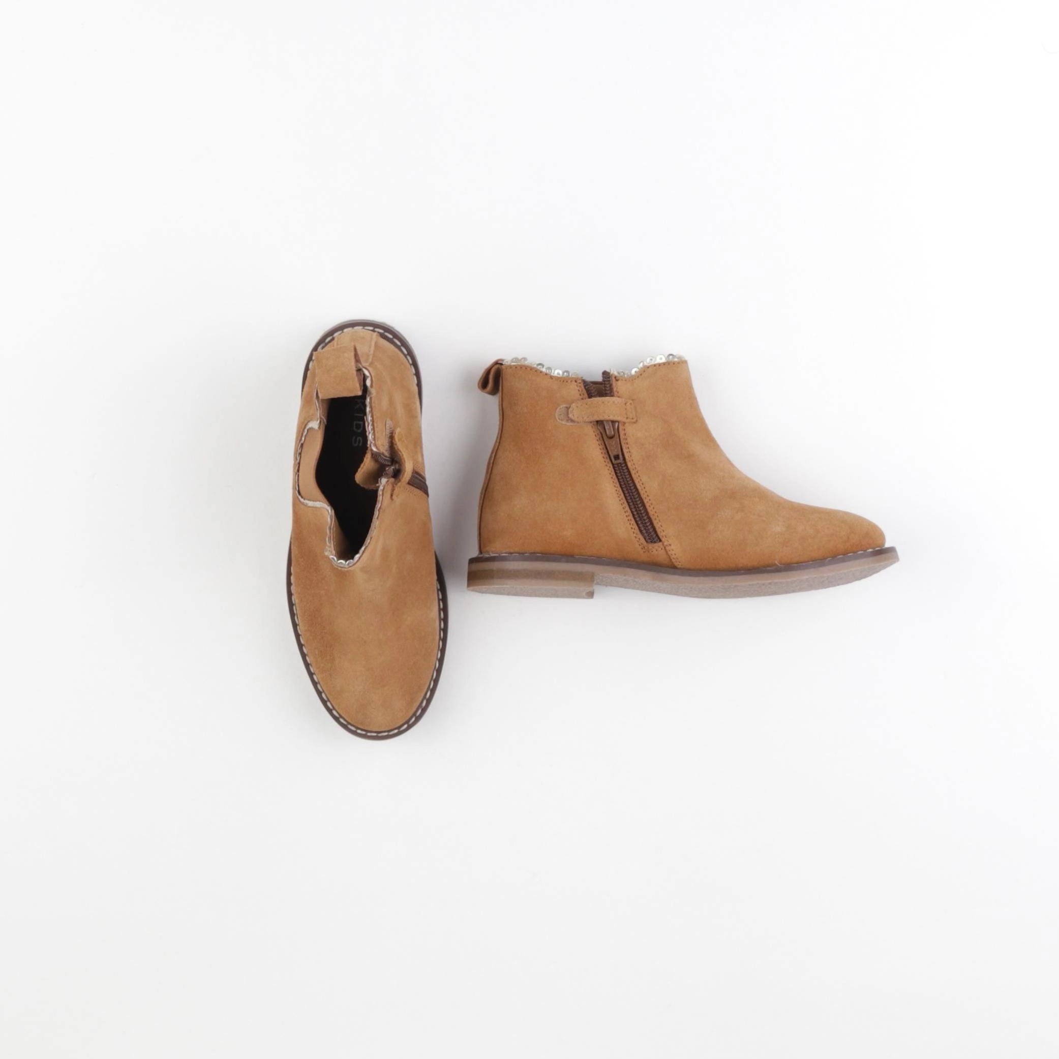 Monoprix - boots marron - pointure 32