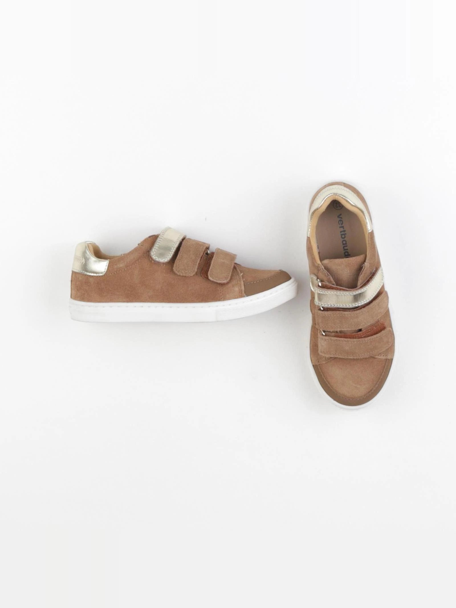 Vertbaudet - baskets marron - pointure 32