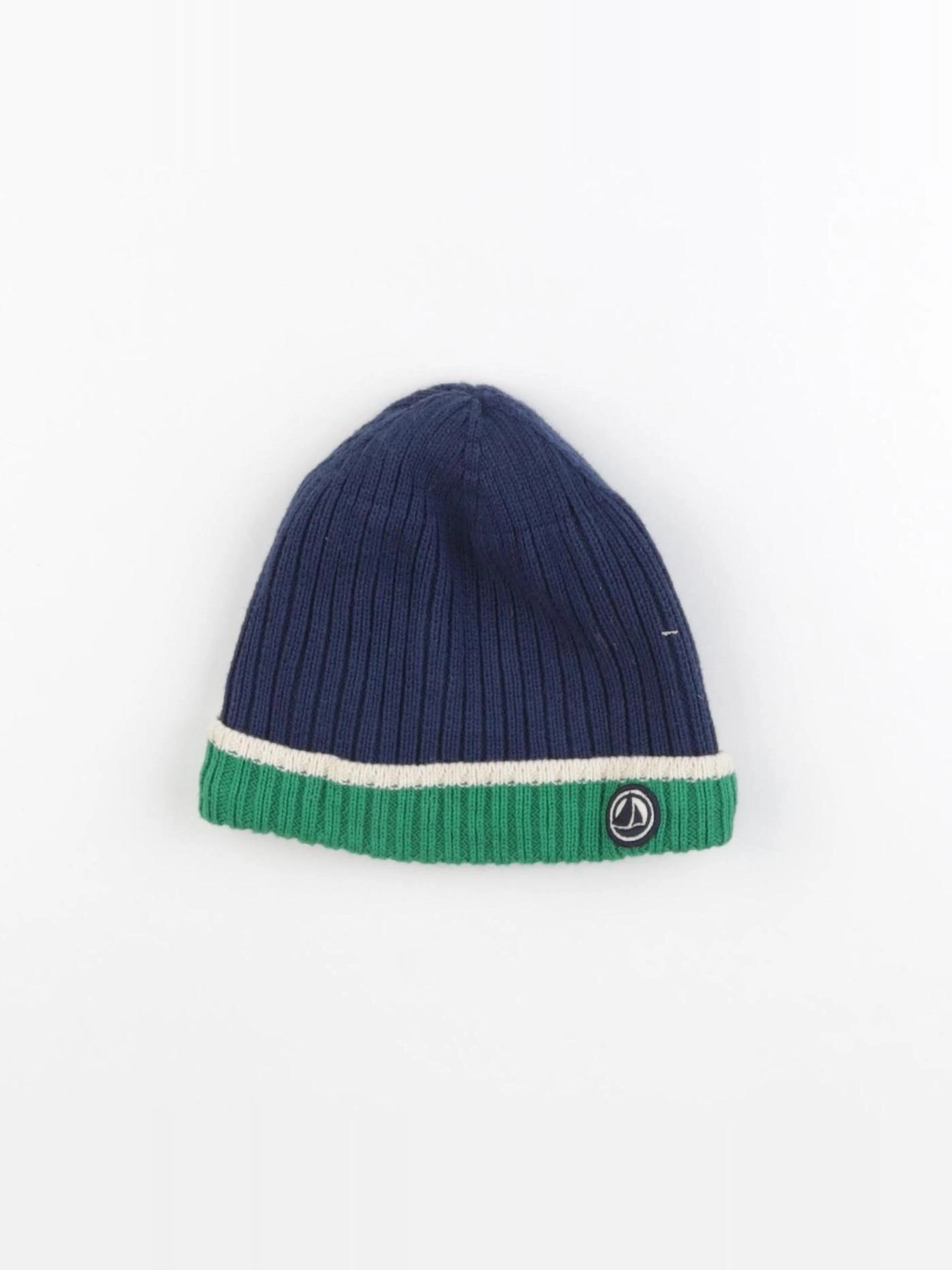 Petit Bateau - bonnet bleu - 3/4 ans