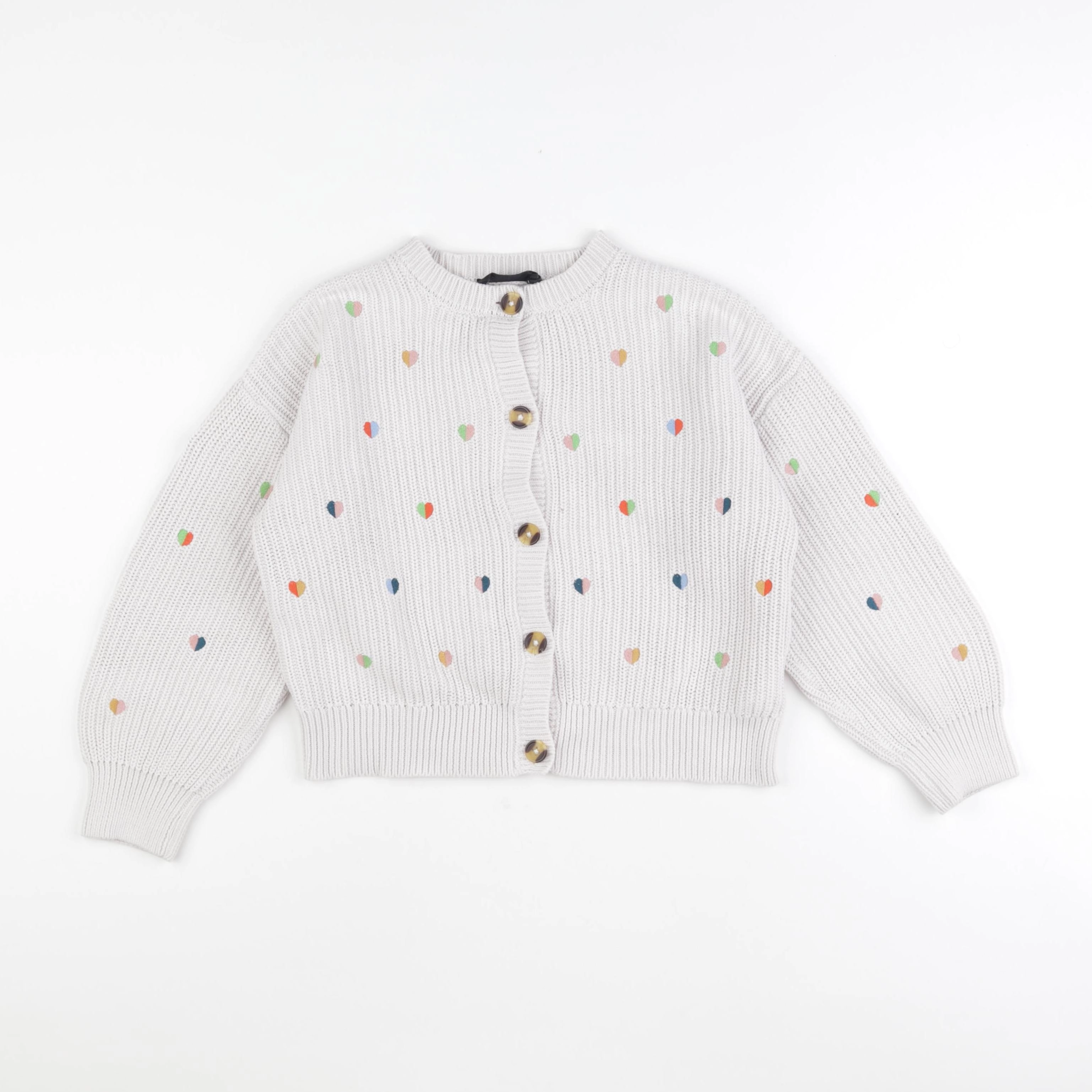 Monoprix - gilet blanc - 8 ans