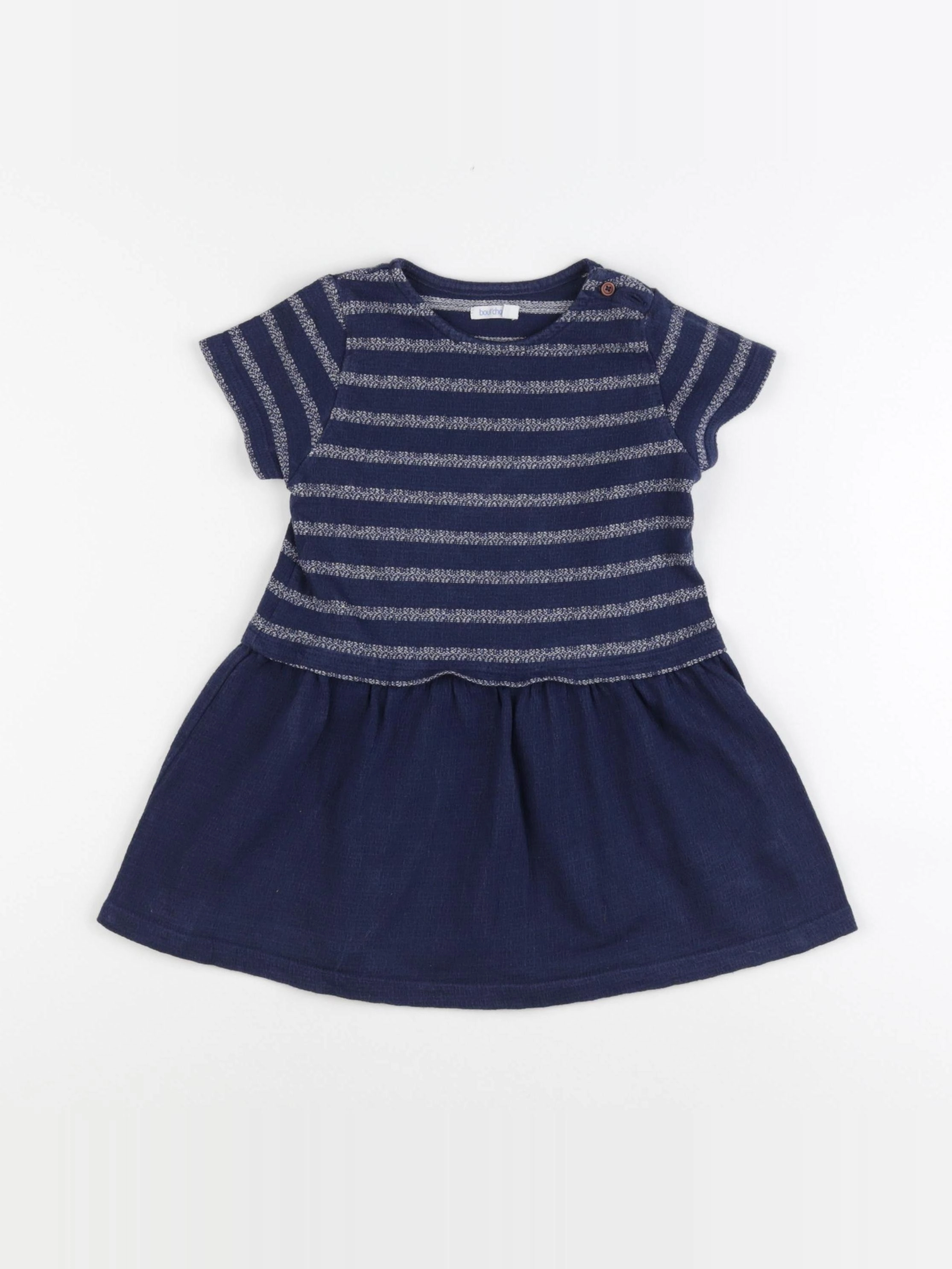 Boutchou - robe bleu - 18 mois