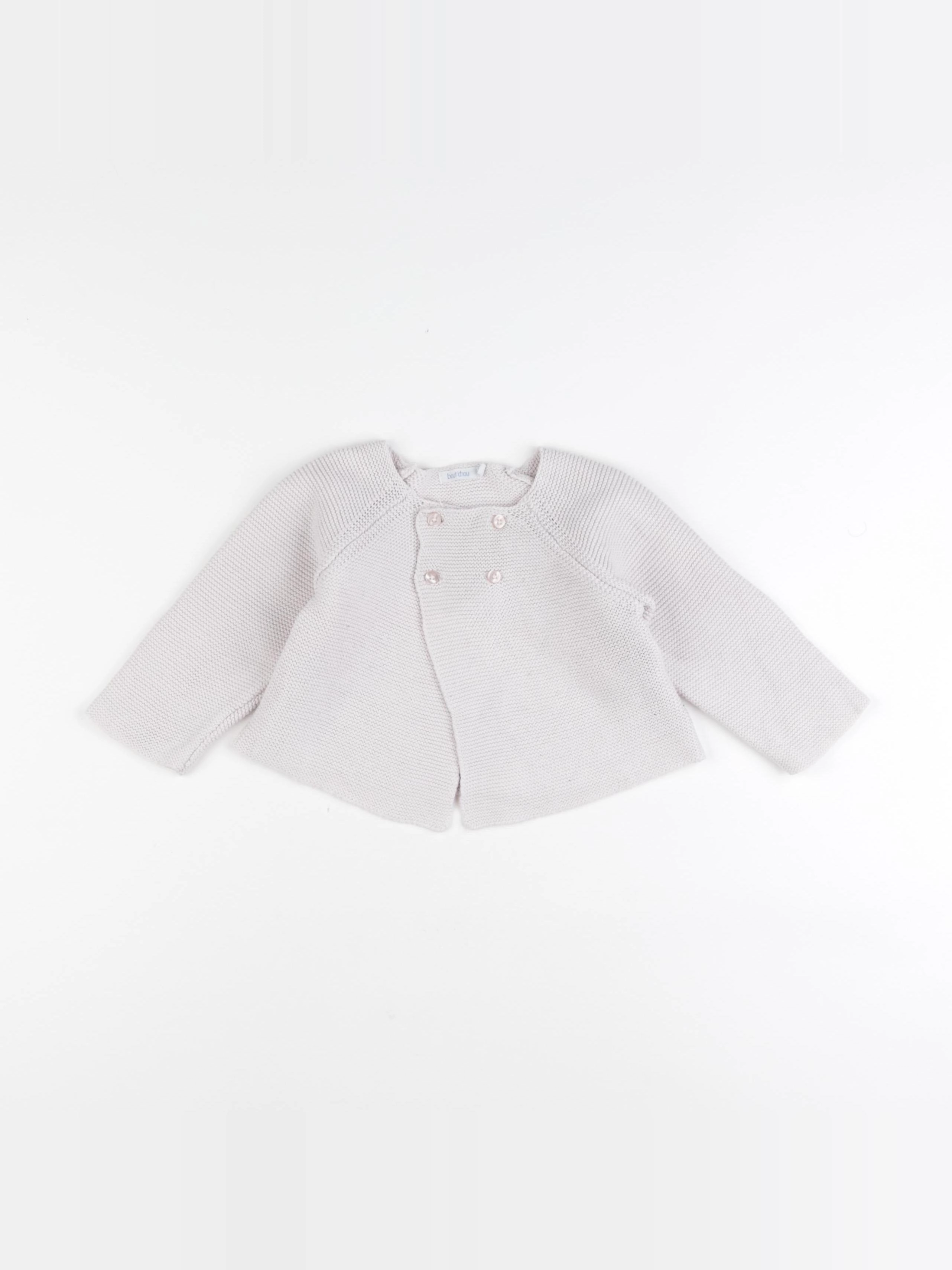 Boutchou - gilet rose - 18 mois