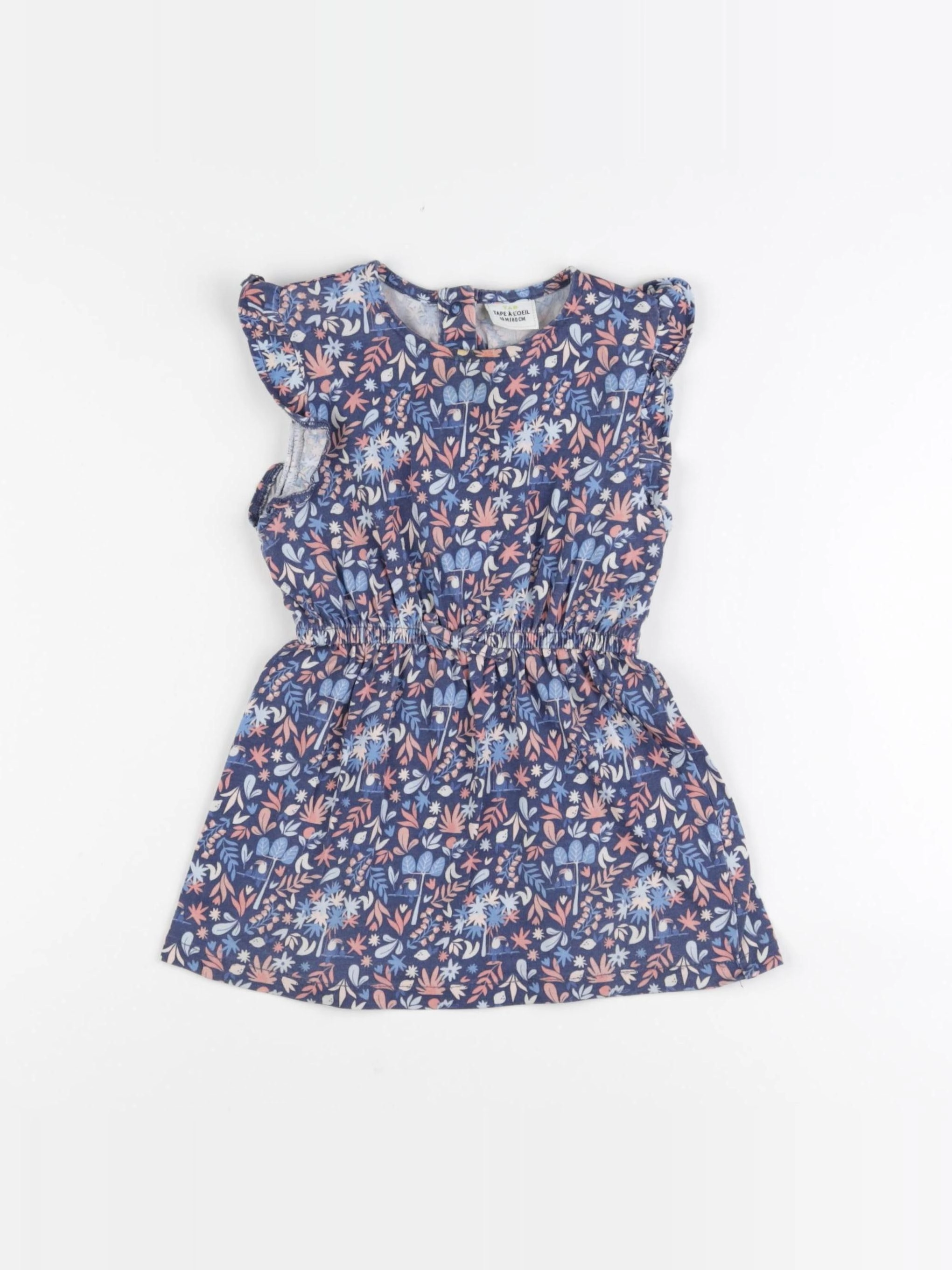 Tape à l'oeil - robe bleu - 18 mois