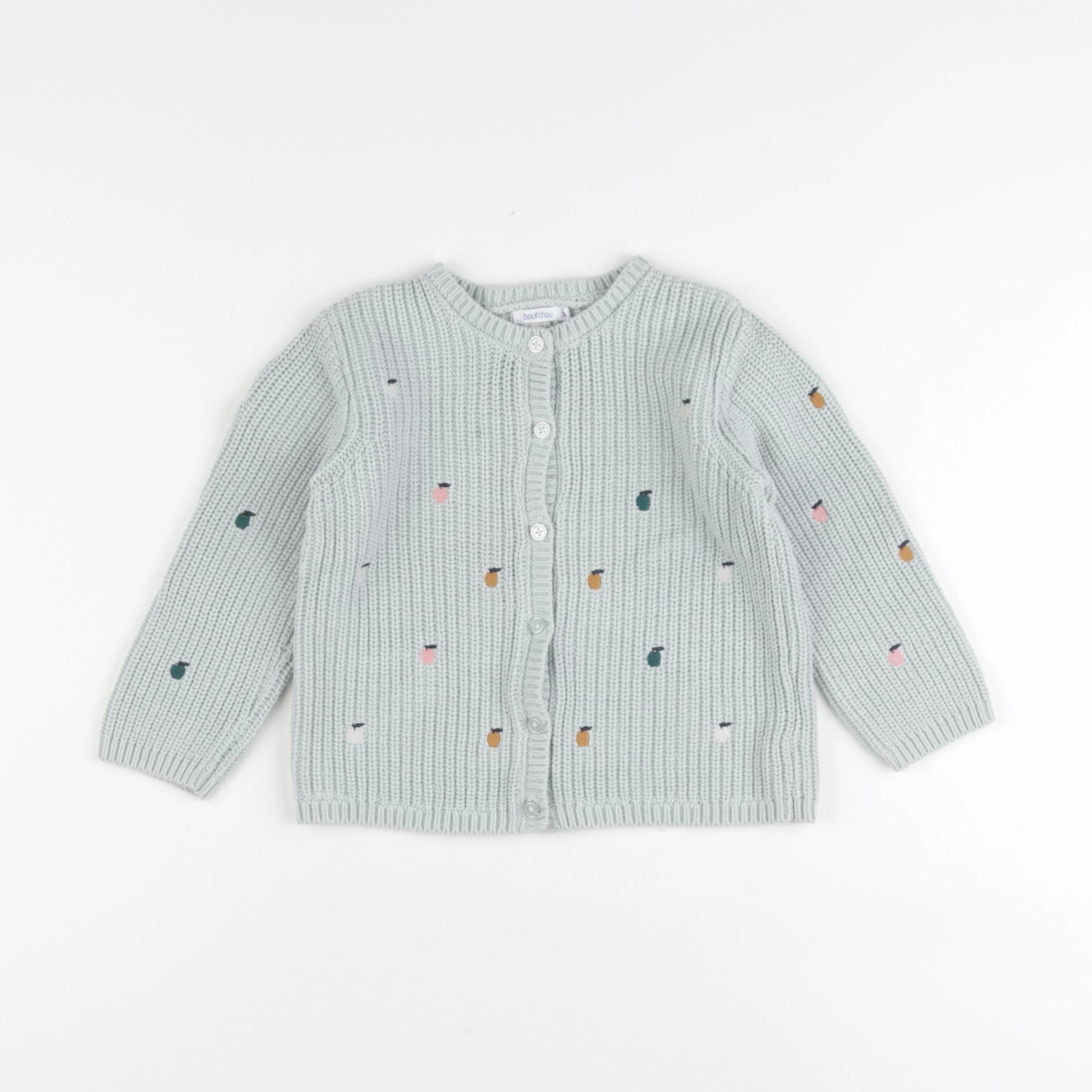 Boutchou - gilet vert - 36 mois