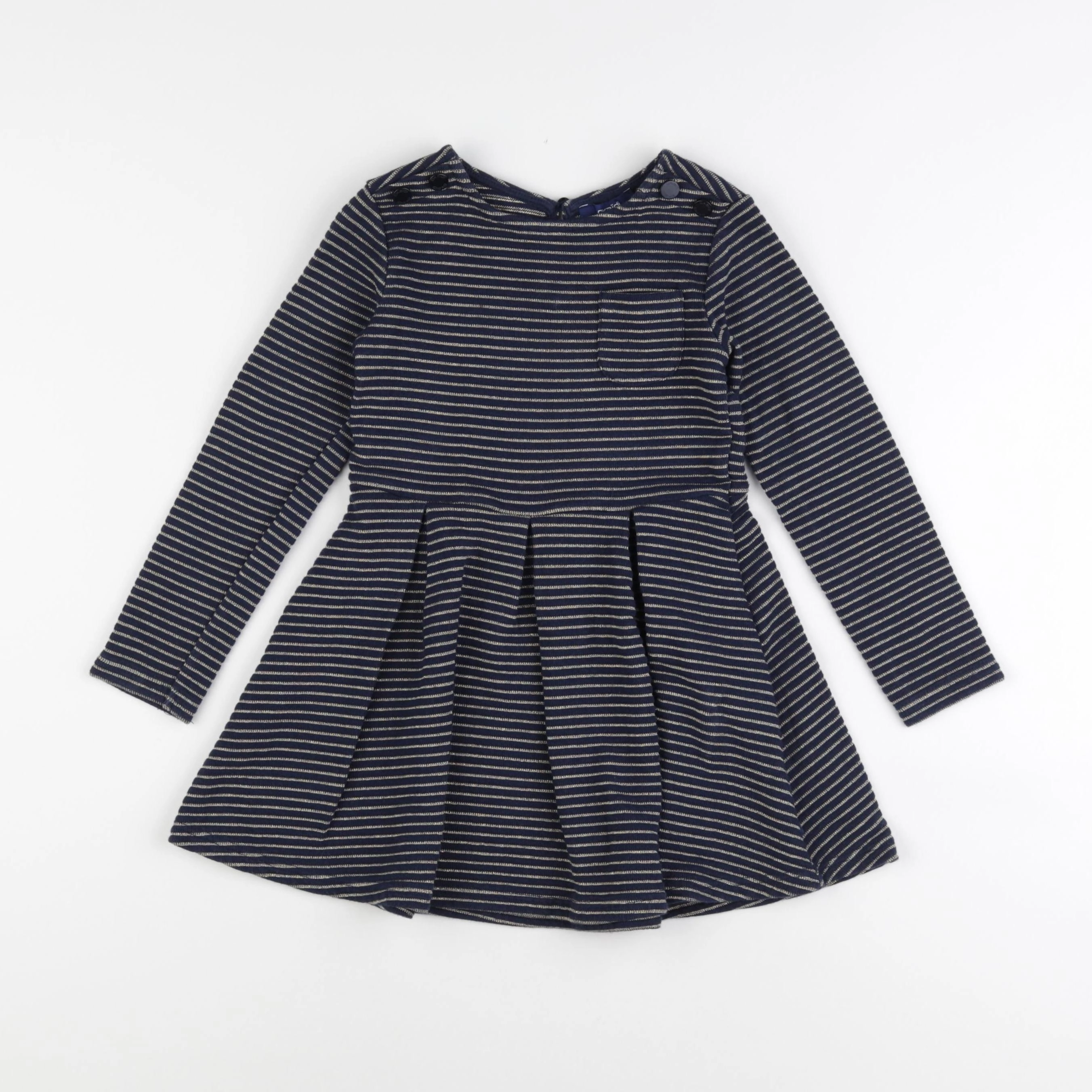 Okaidi - robe bleu, or - 4 ans