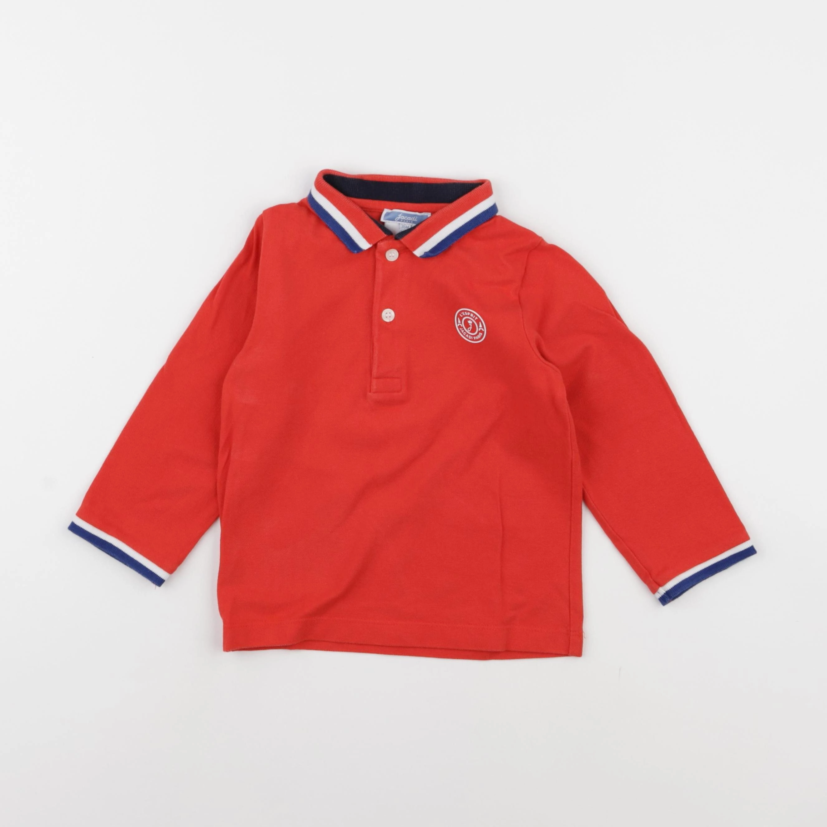 Jacadi - polo rouge - 36 mois