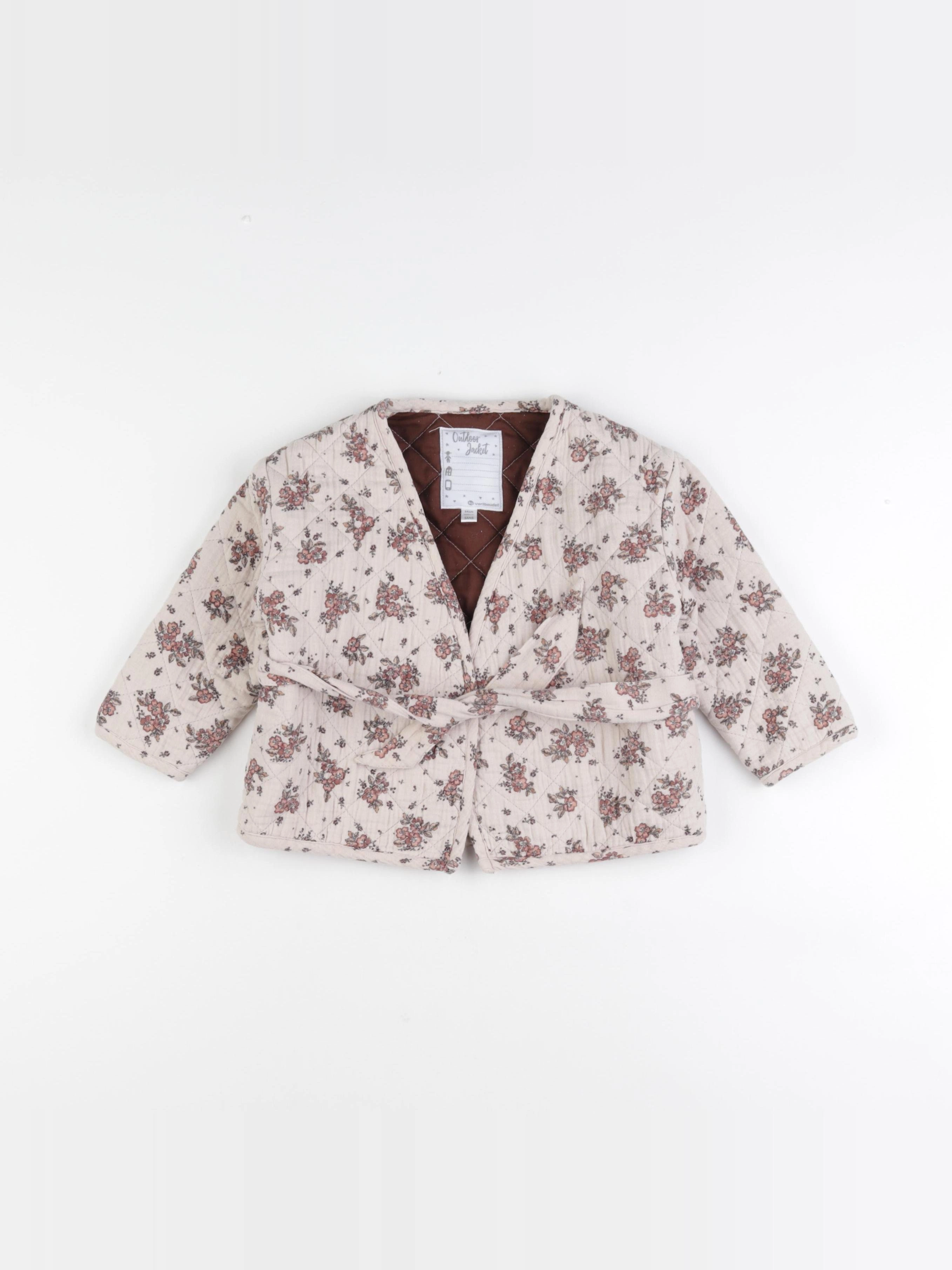 Vertbaudet - veste beige - 3 ans