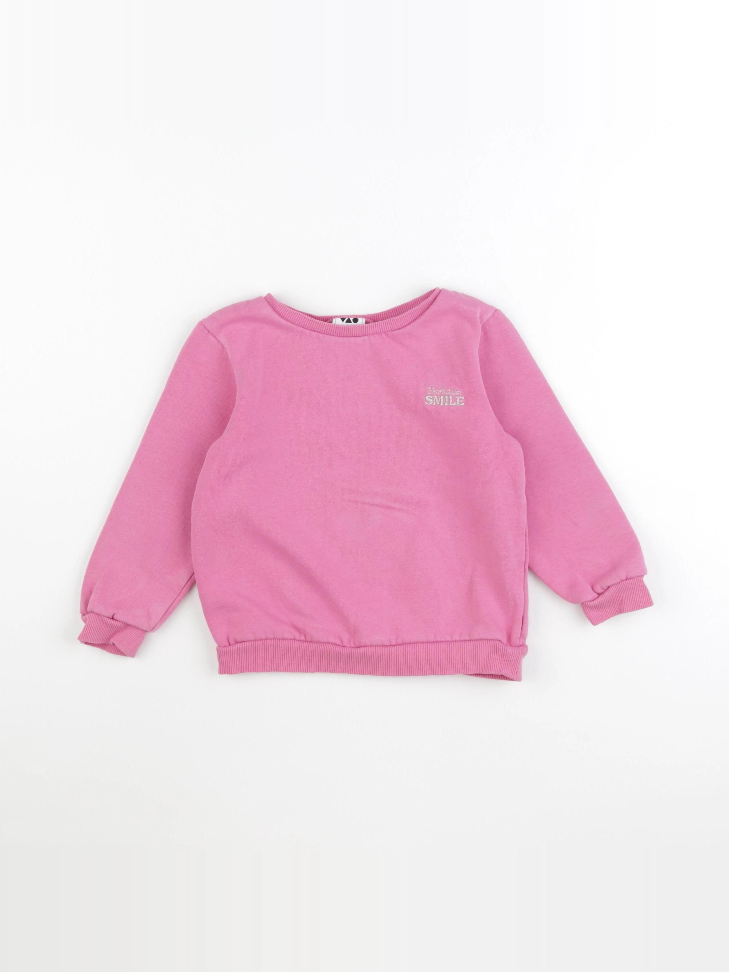 Tape à l'oeil - sweat rose - 2/3 ans