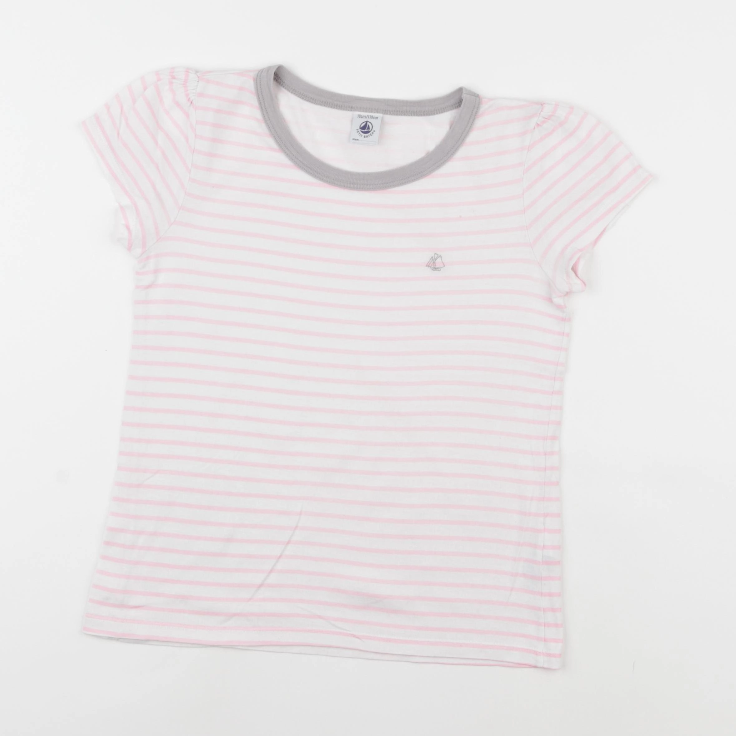 Petit Bateau - maillot de corps rose - 10 ans