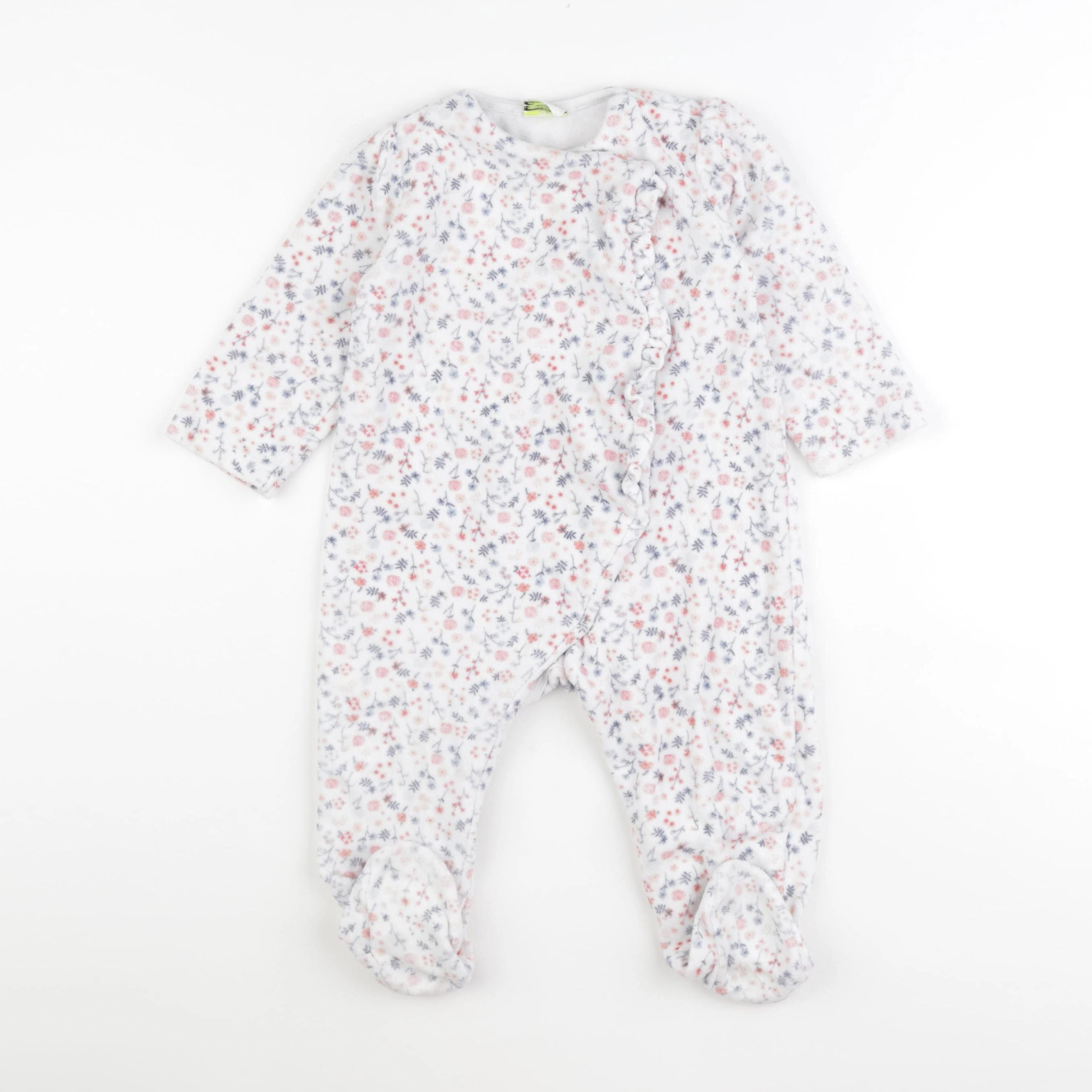 Tape à l'oeil - pyjama velours multicolore - 24 mois