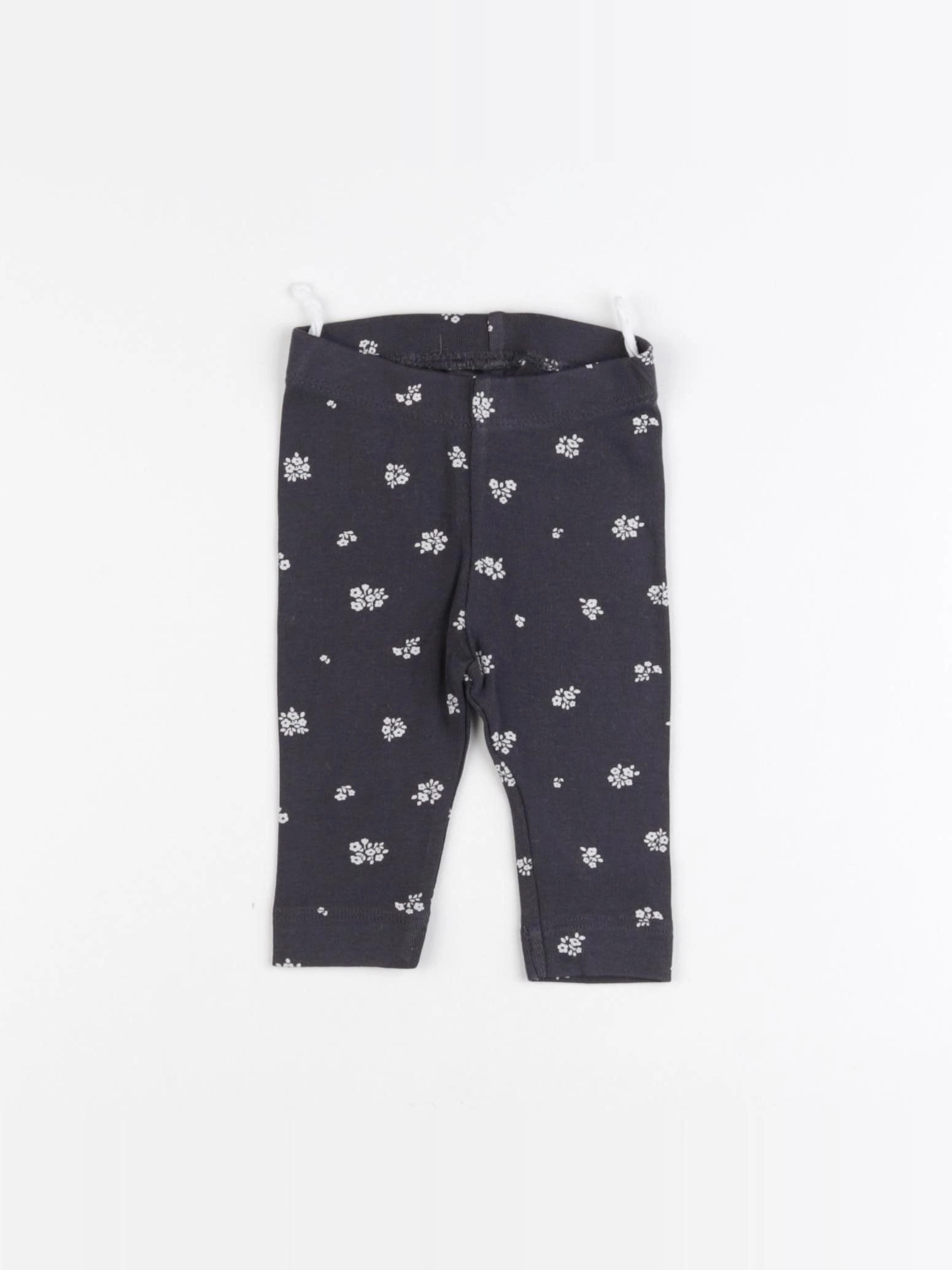 H&M - legging gris - 1/3 mois