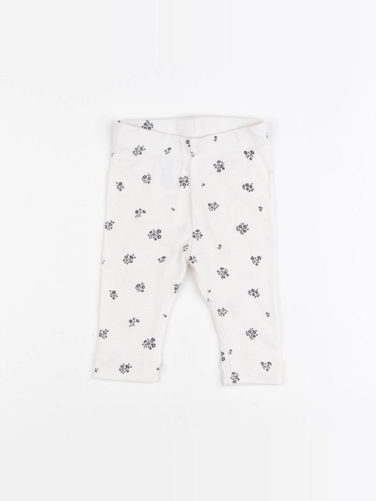 H&M - legging blanc - 1/3 mois