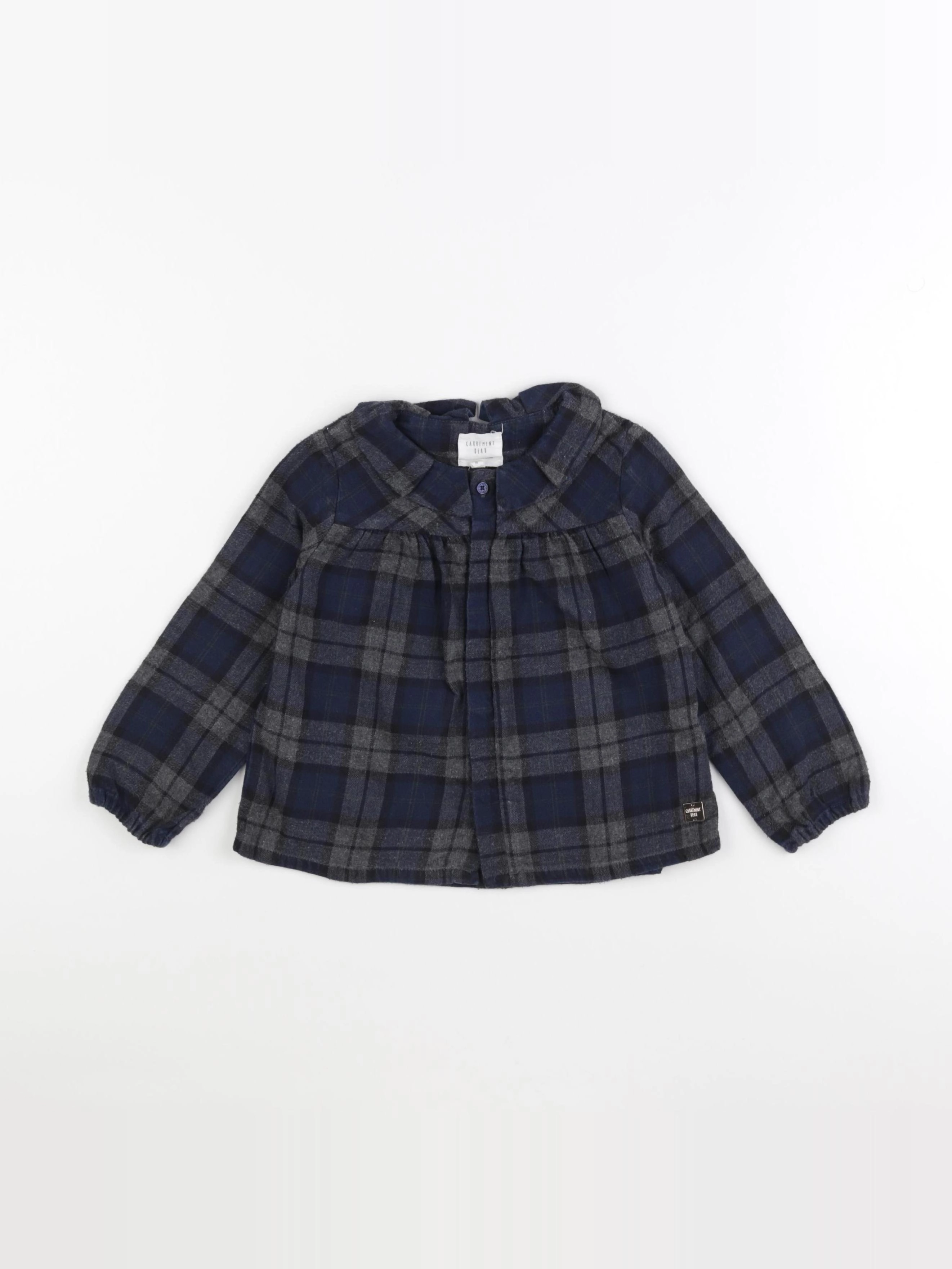 Carrément Beau - blouse bleu - 3 ans
