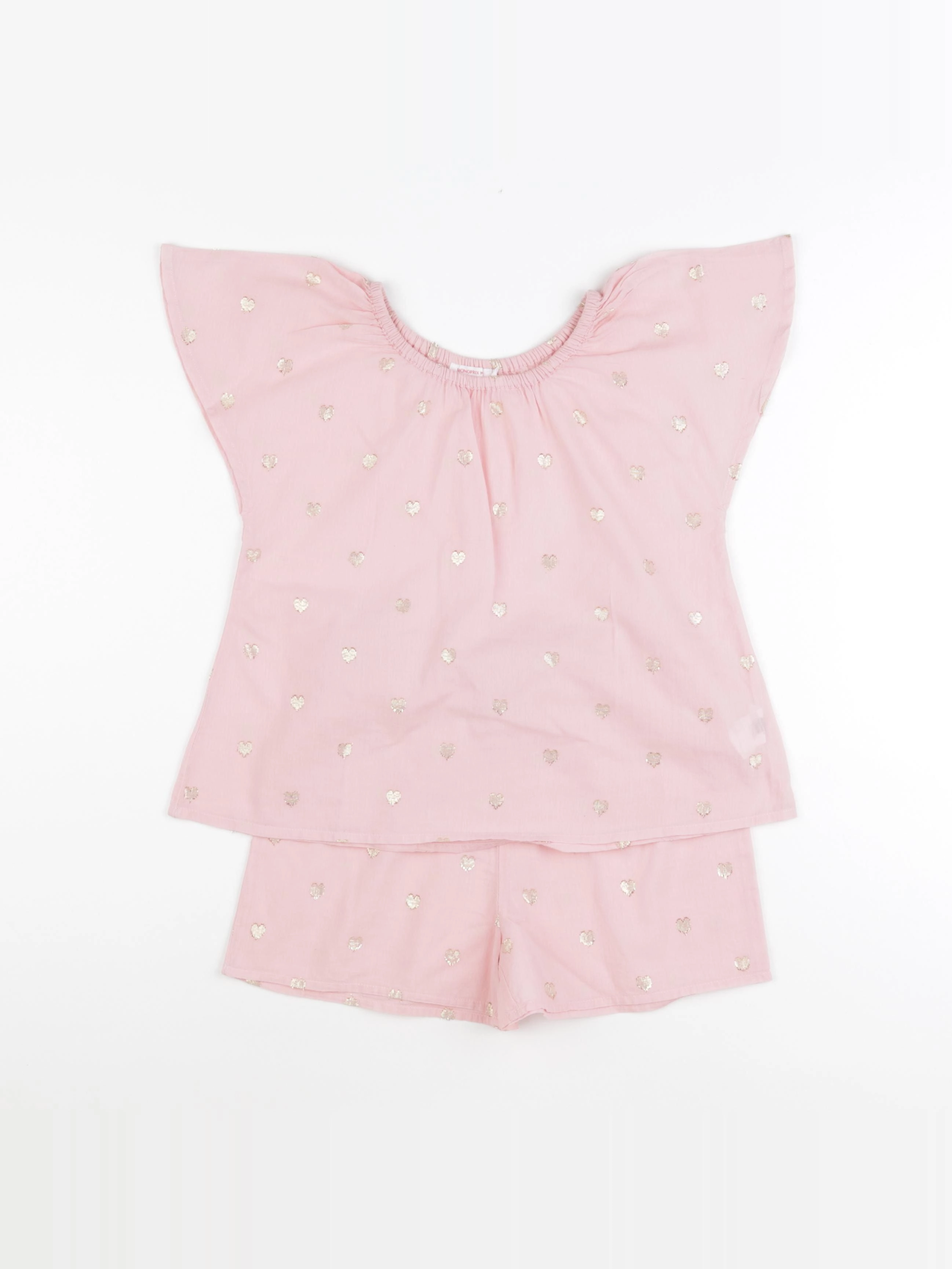 Monoprix - pyjama coton rose - 6 ans