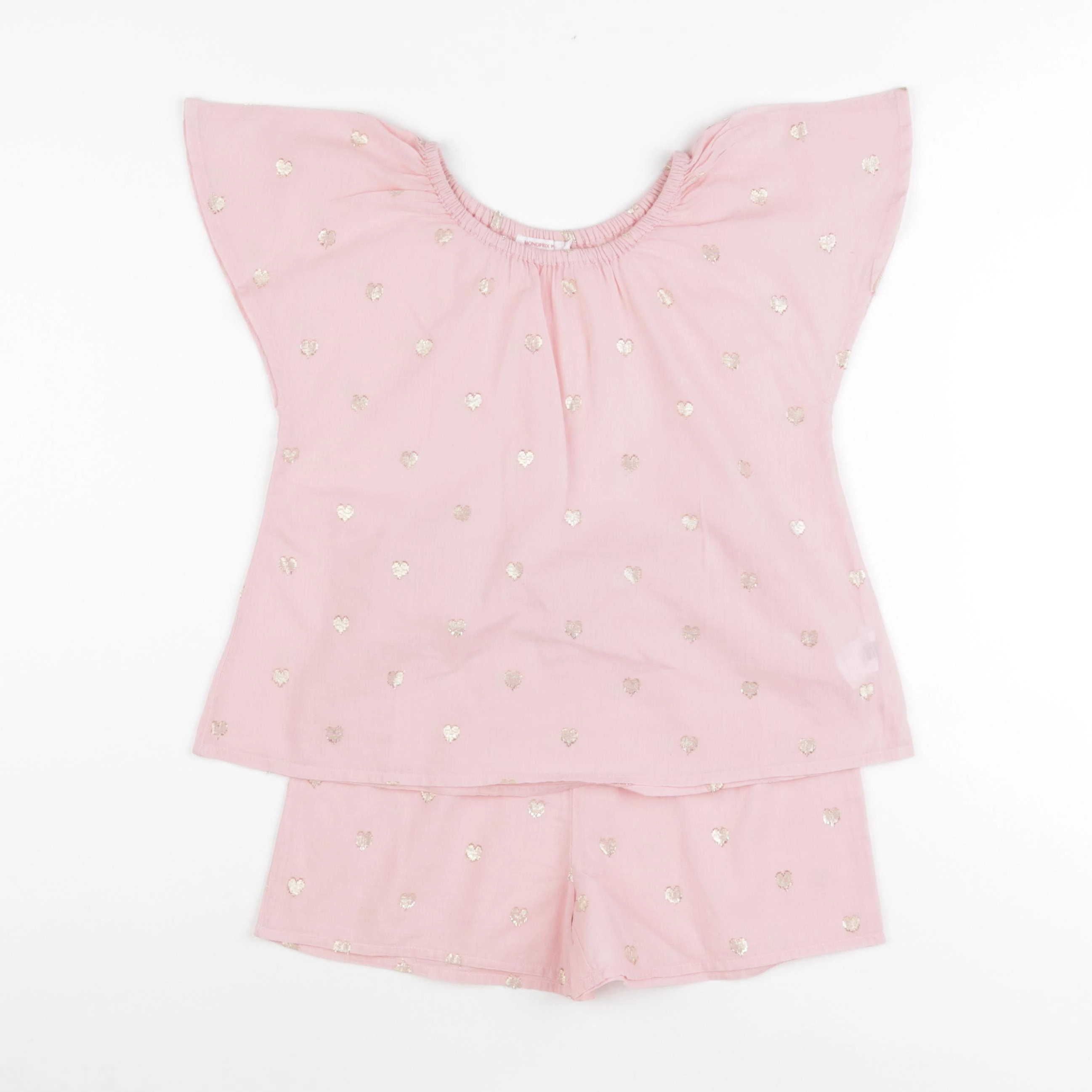 Monoprix - pyjama coton rose - 6 ans