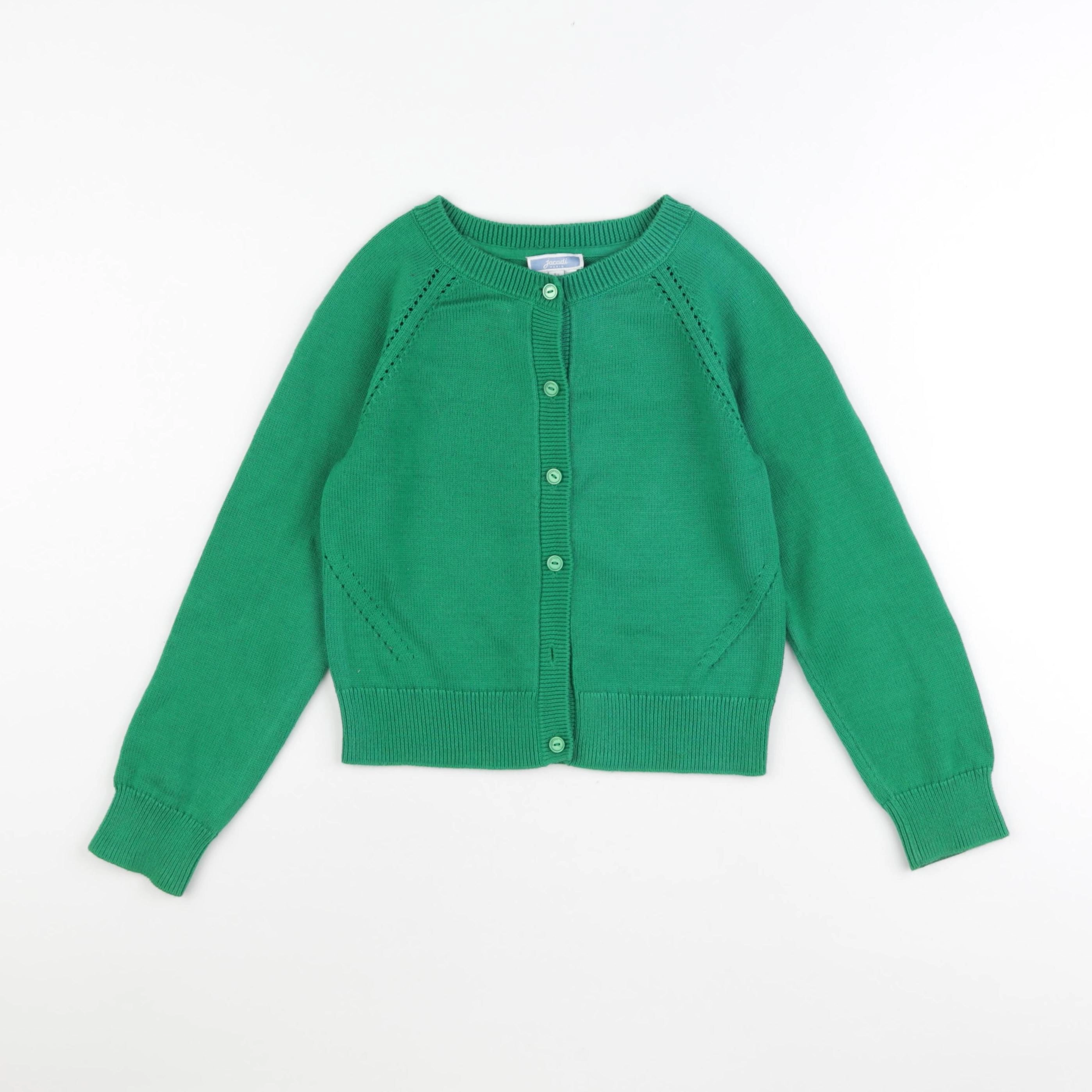Jacadi - gilet vert - 8 ans