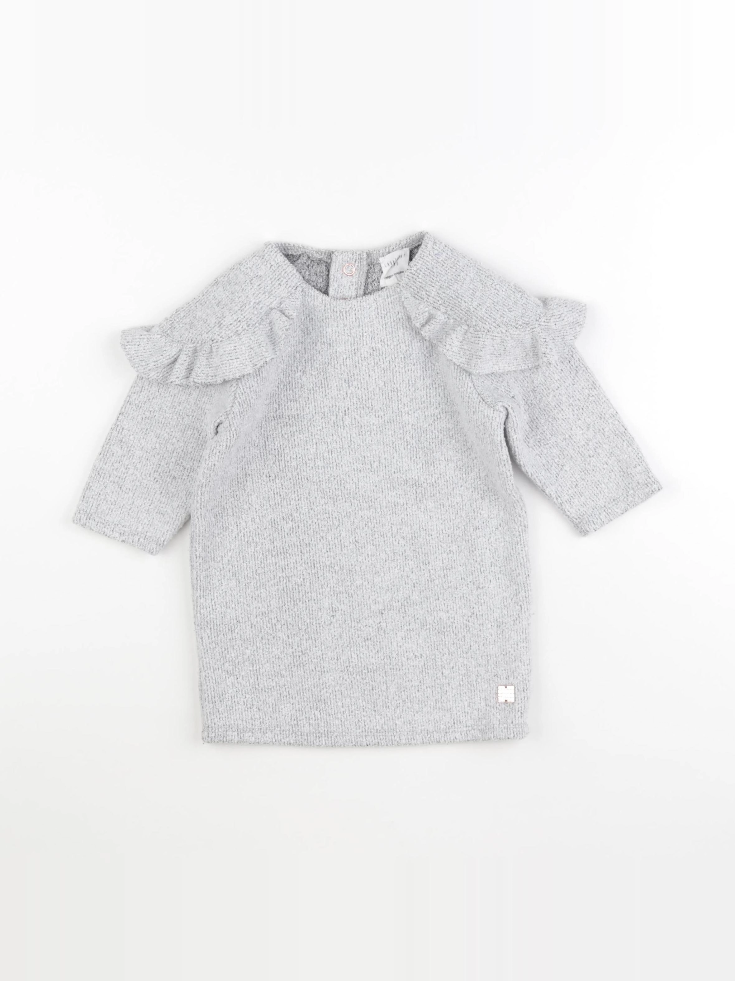 Carrément Beau - robe gris - 2 ans