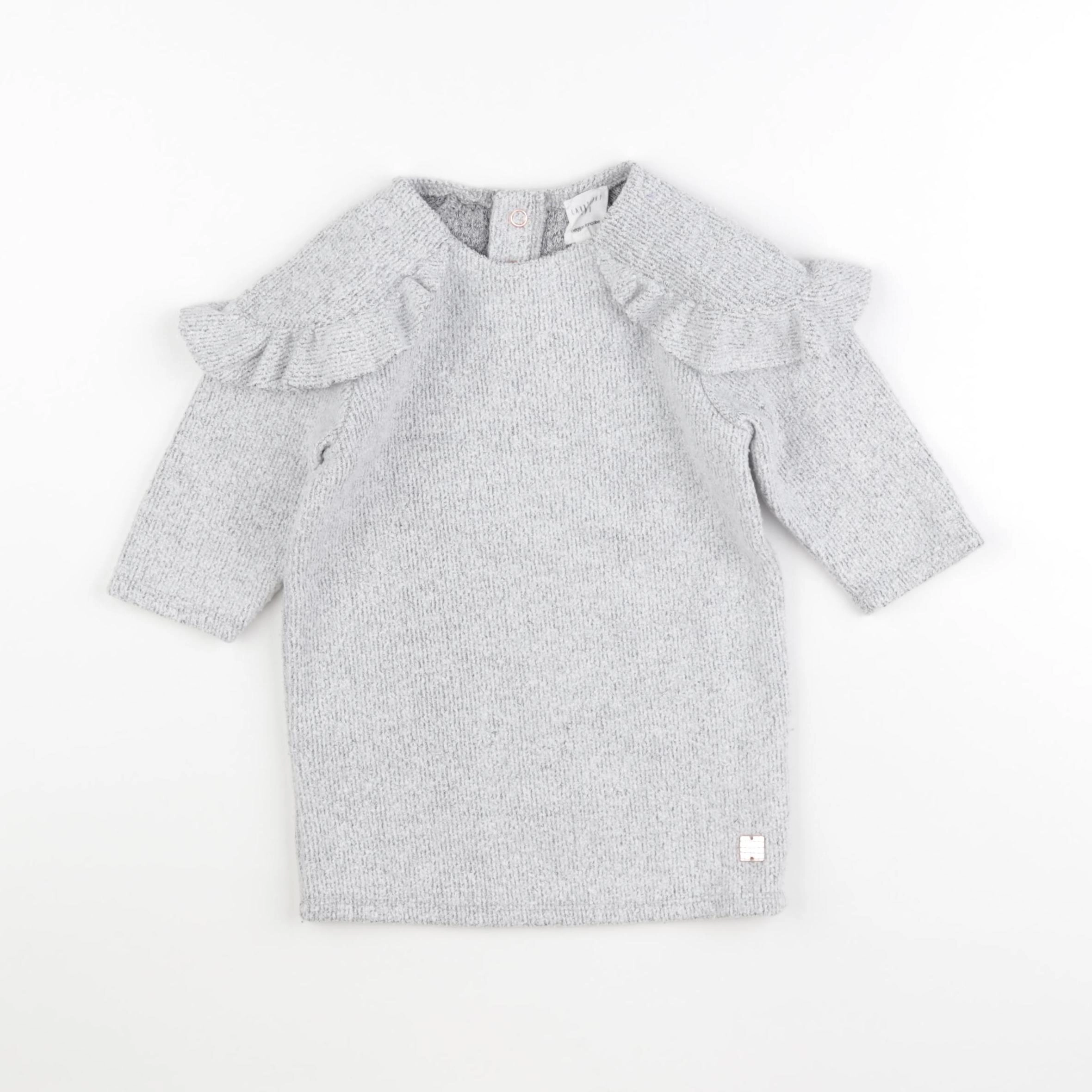 Carrément Beau - robe gris - 2 ans