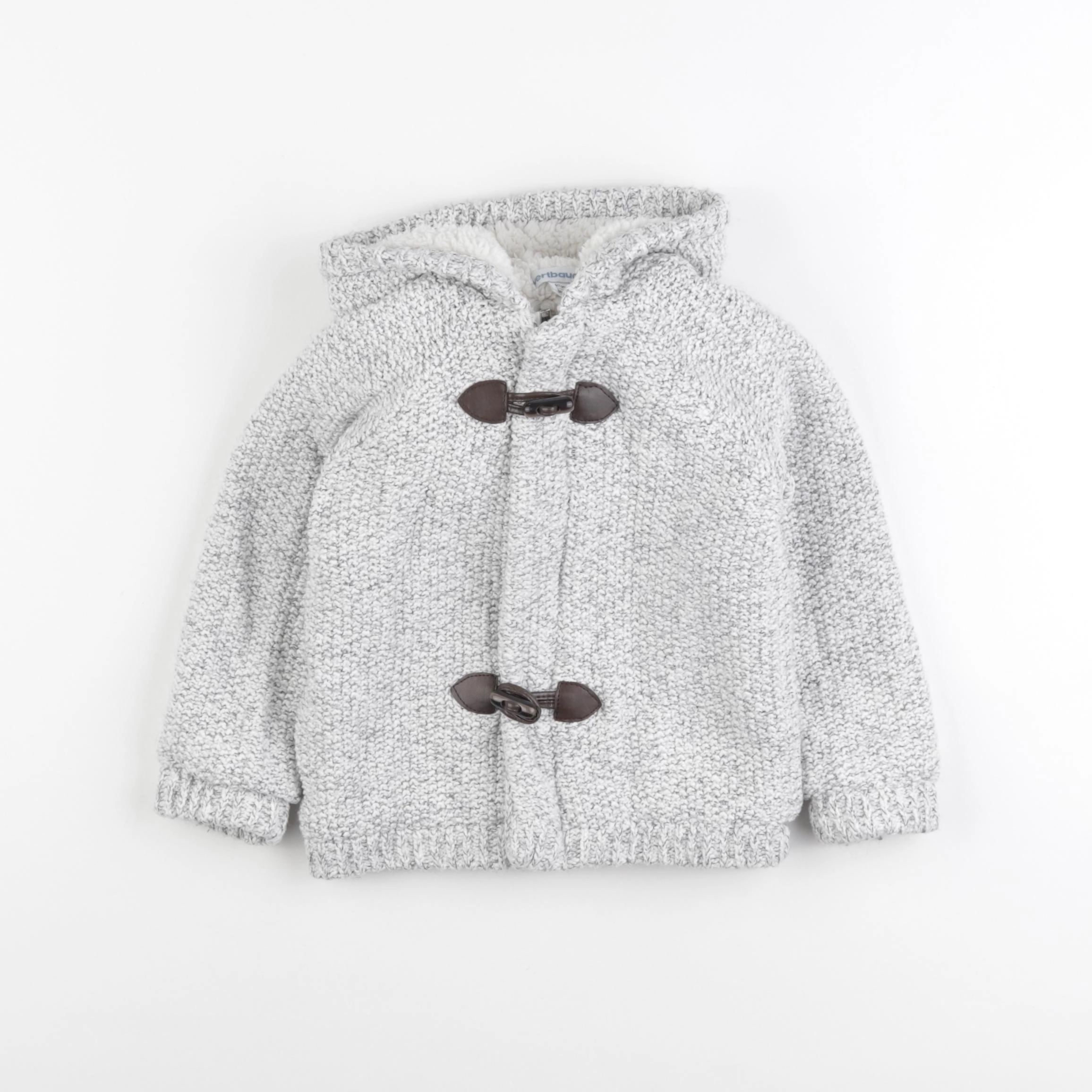 Vertbaudet - veste gris - 3 ans