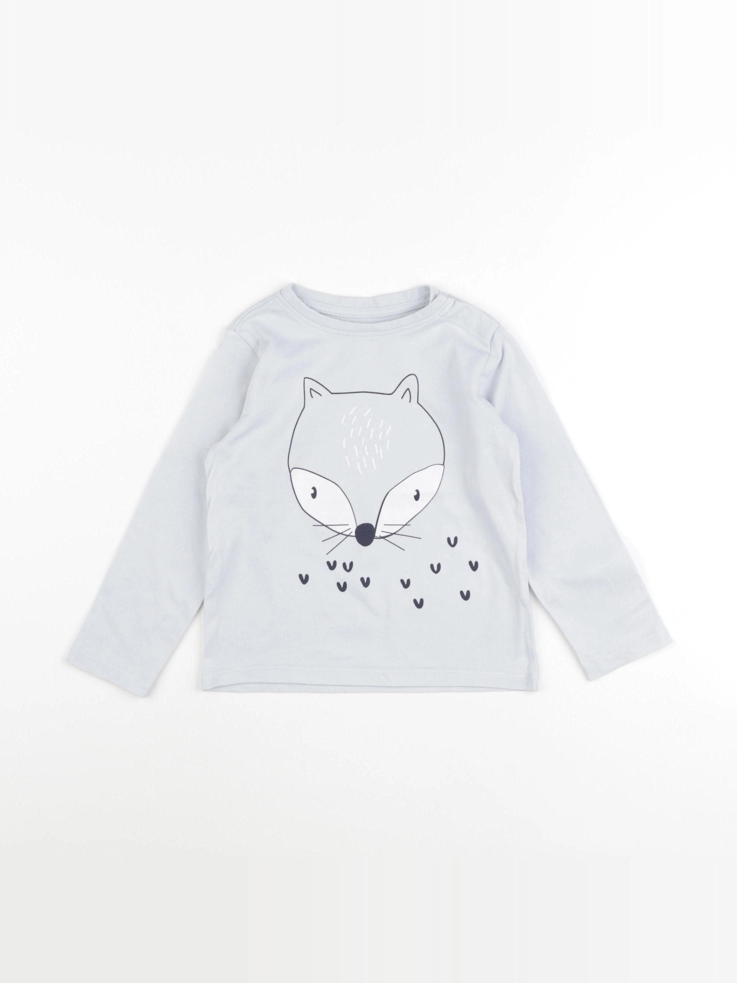 Vertbaudet - tee-shirt bleu - 36 mois