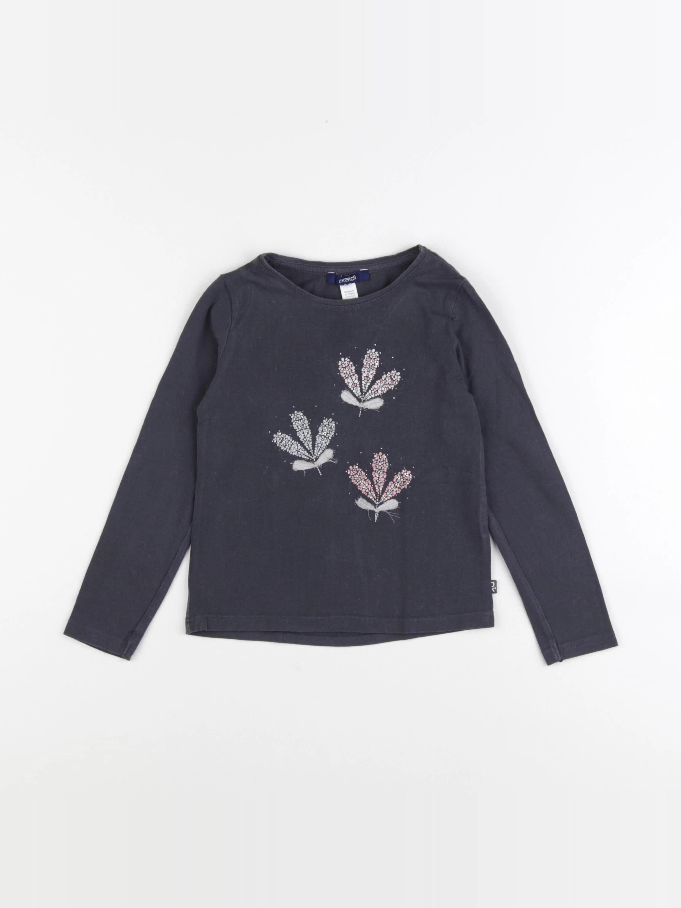 Okaidi - tee-shirt gris - 3 ans