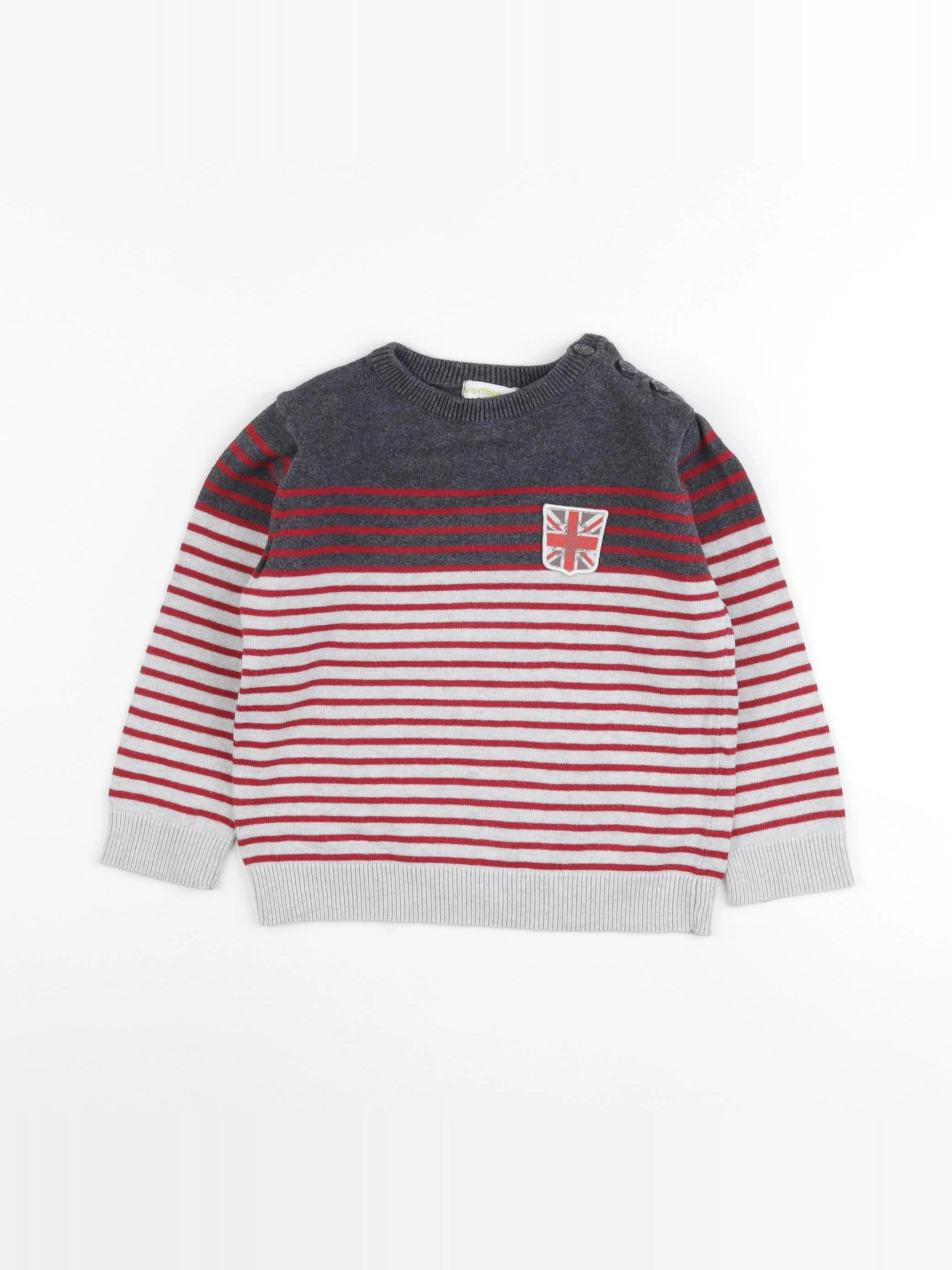 Vertbaudet - pull multicolore - 3 ans