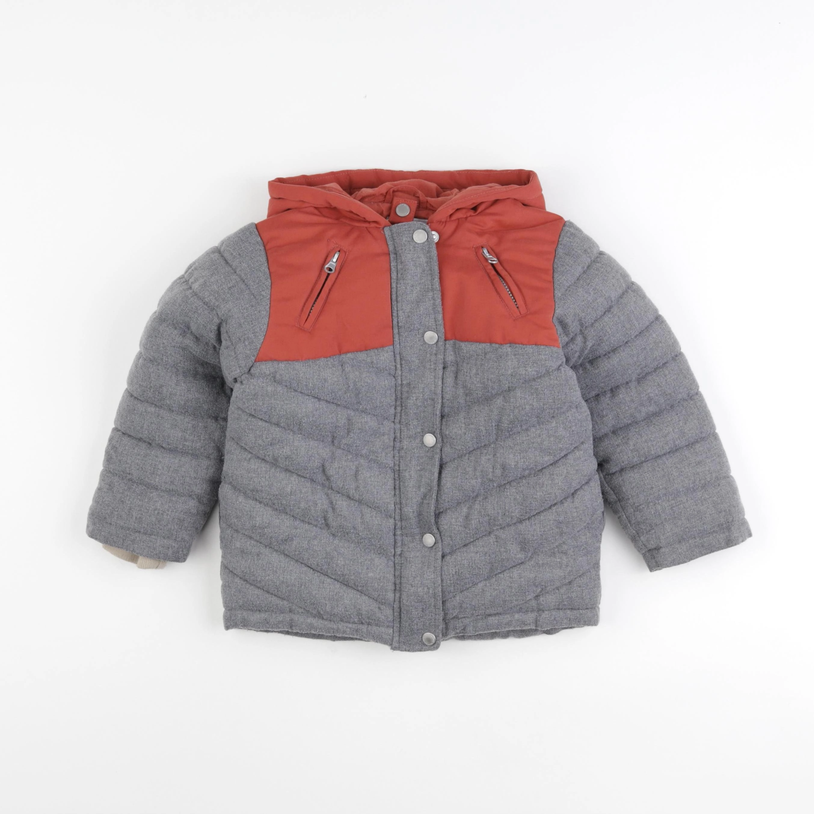 Vertbaudet - doudoune multicolore - 3 ans